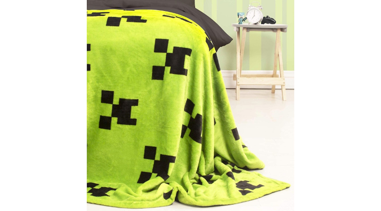 Minecraft Creeper Blanket
