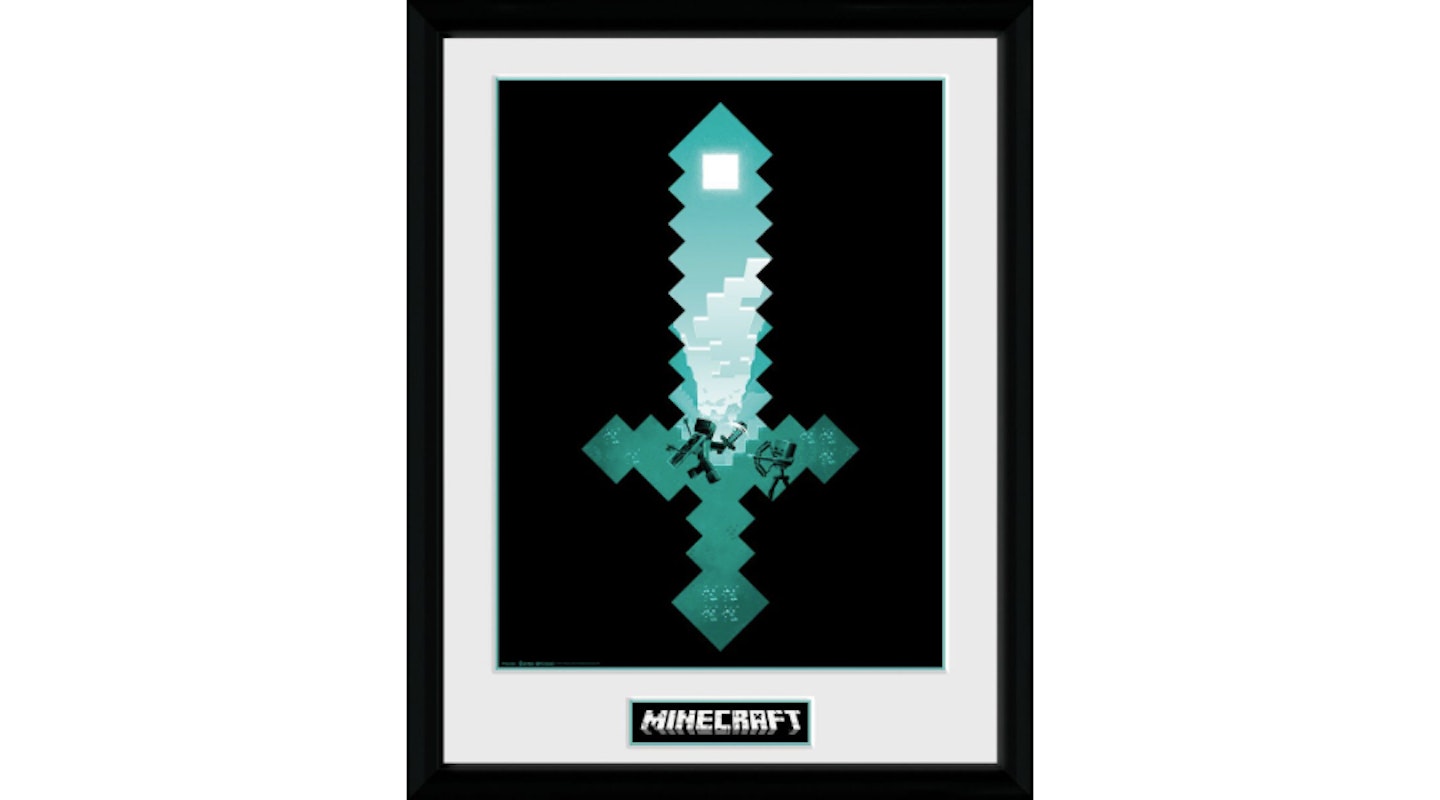 Diamond Sword Framed Print