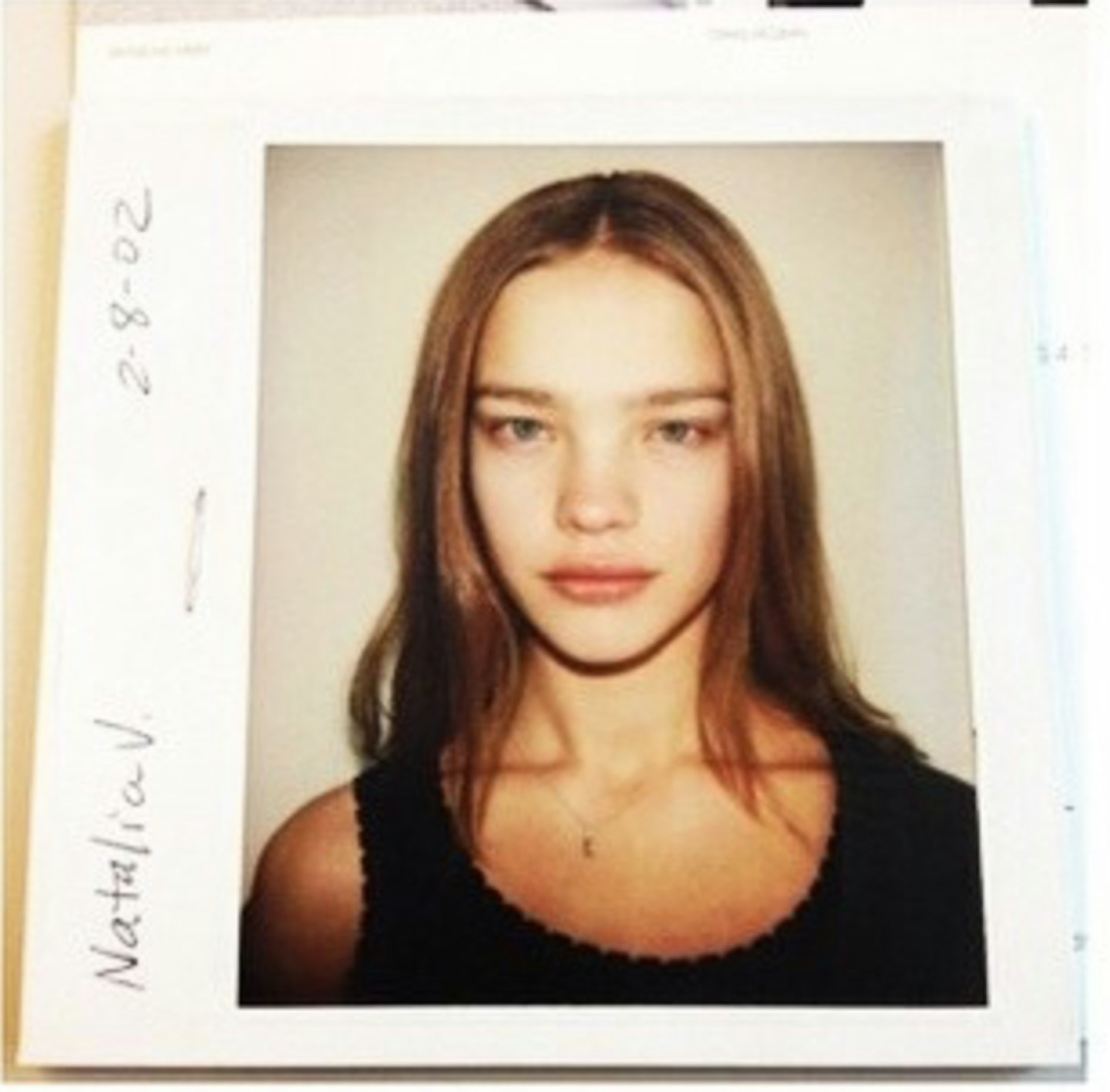 Natalia Vodianova Model Test shots polaroids digitals