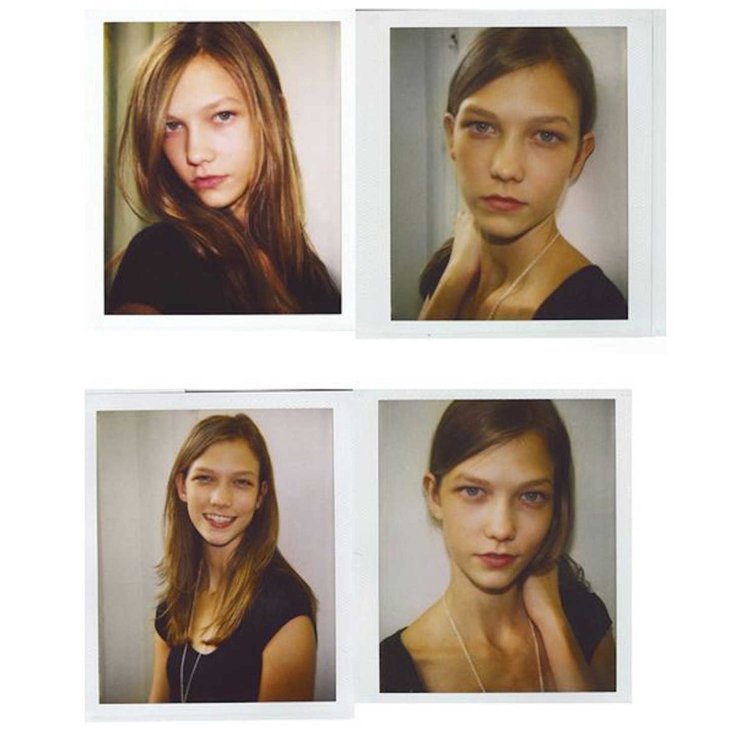 Karlie Kloss Model Test shots polaroids digitals