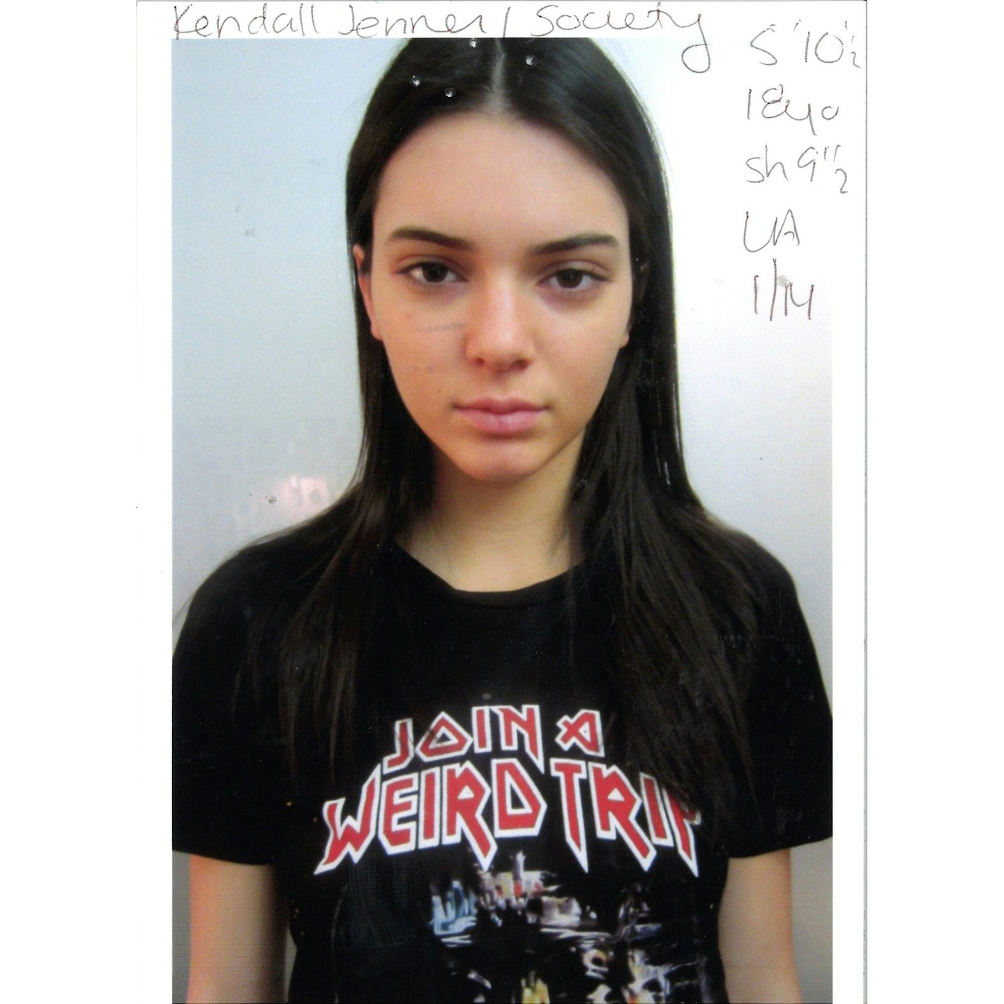 Kendall Jenner Model Test shots polaroids digitals