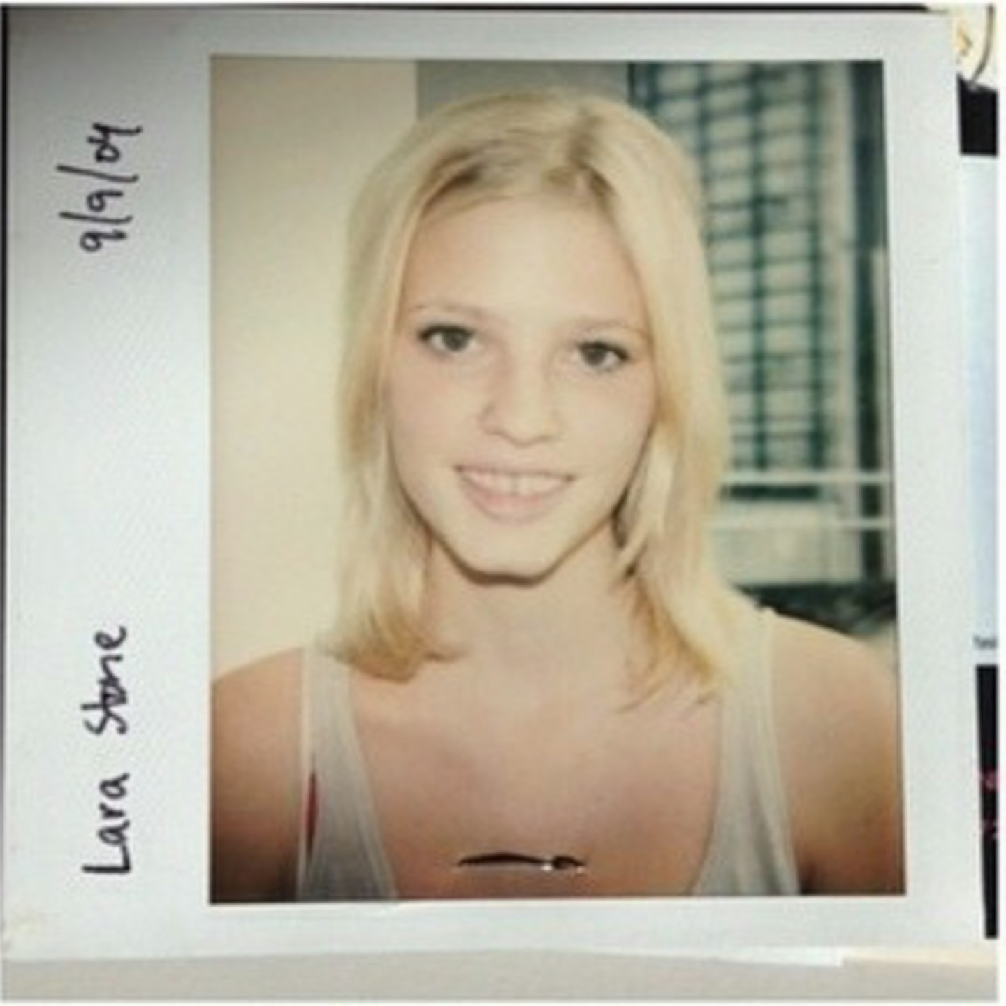 Lara Stone Model Test shots polaroids digitals