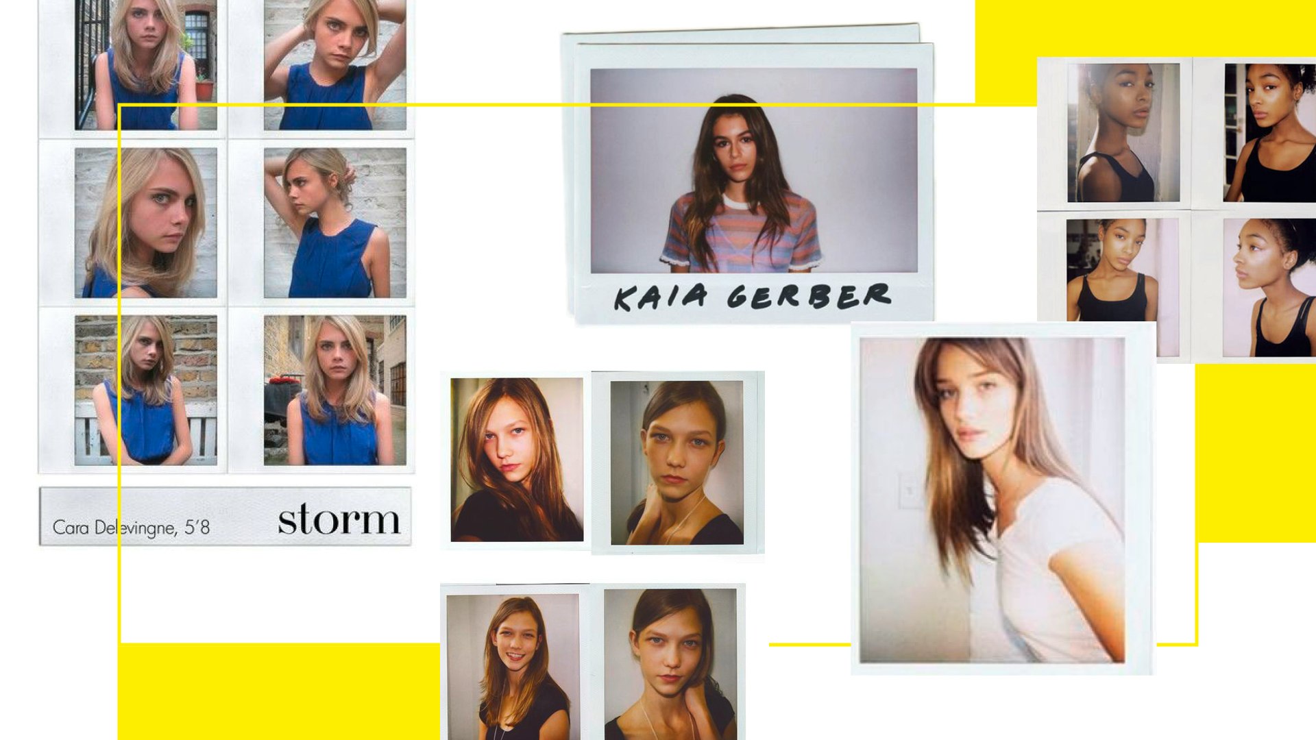 The First Photographs Of The World's Most Famous Supermodels