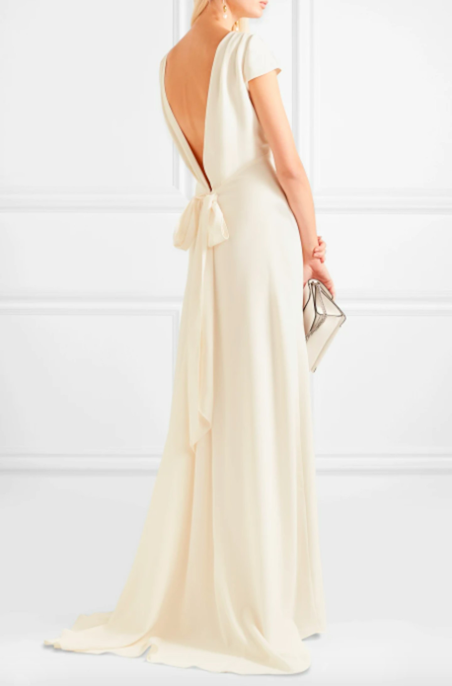 Halfpenny London at Net-a-Porter, Open Back Crepe Gown, £1,750