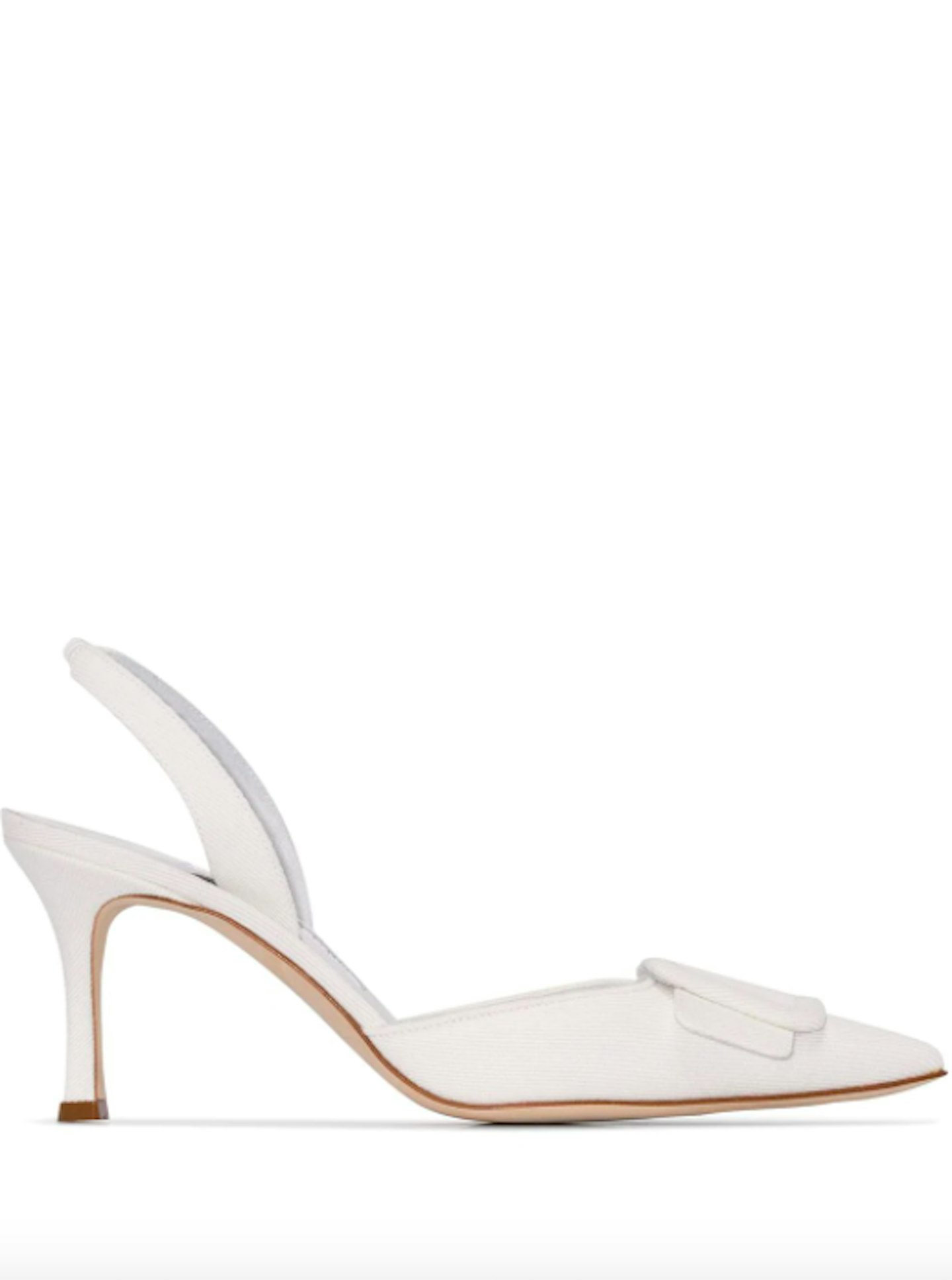 Manolo Blahnik at Farfetch, Buckle Pumps, £595
