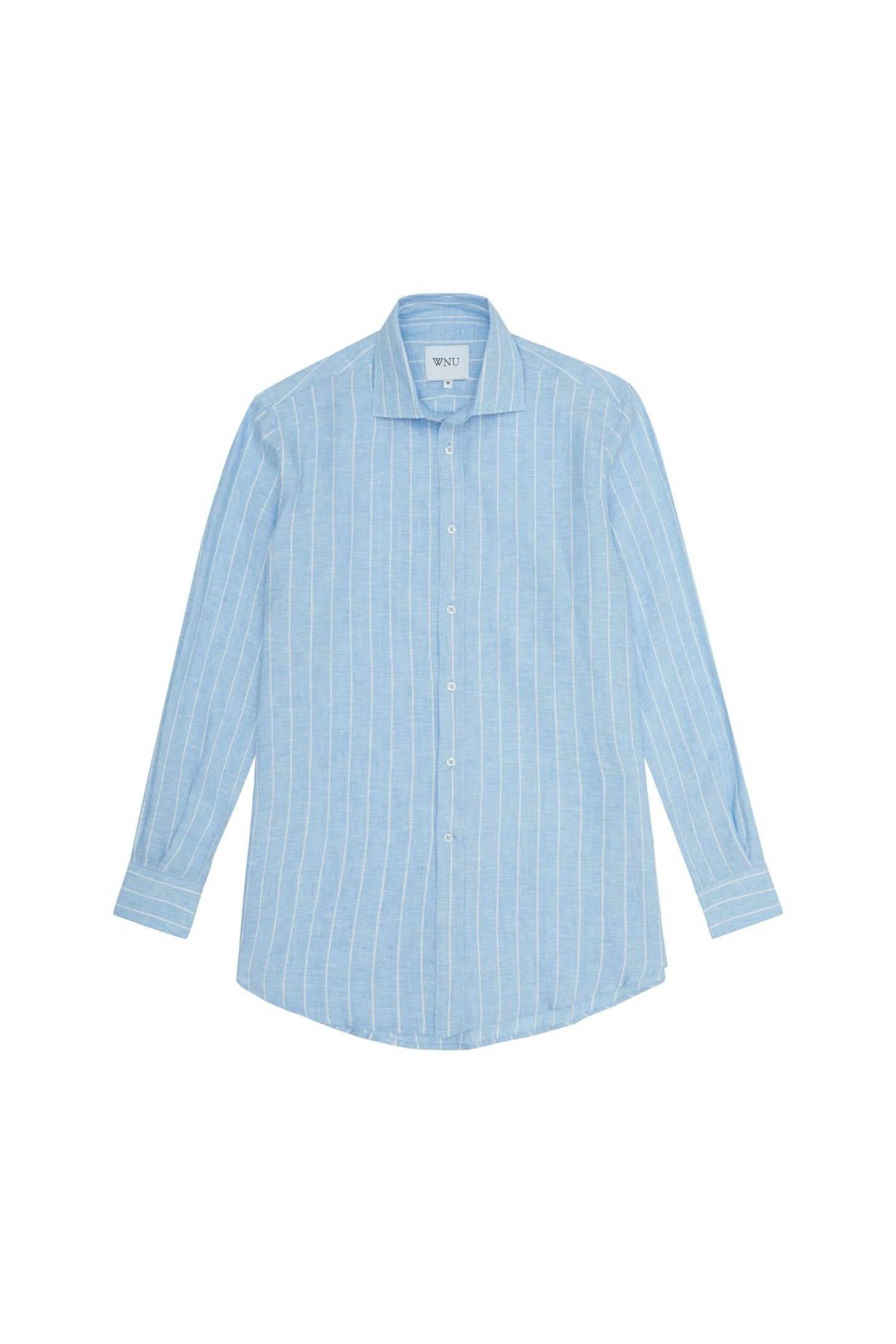 With Nothing Underneath, Sky Blue stripe shirt, £85