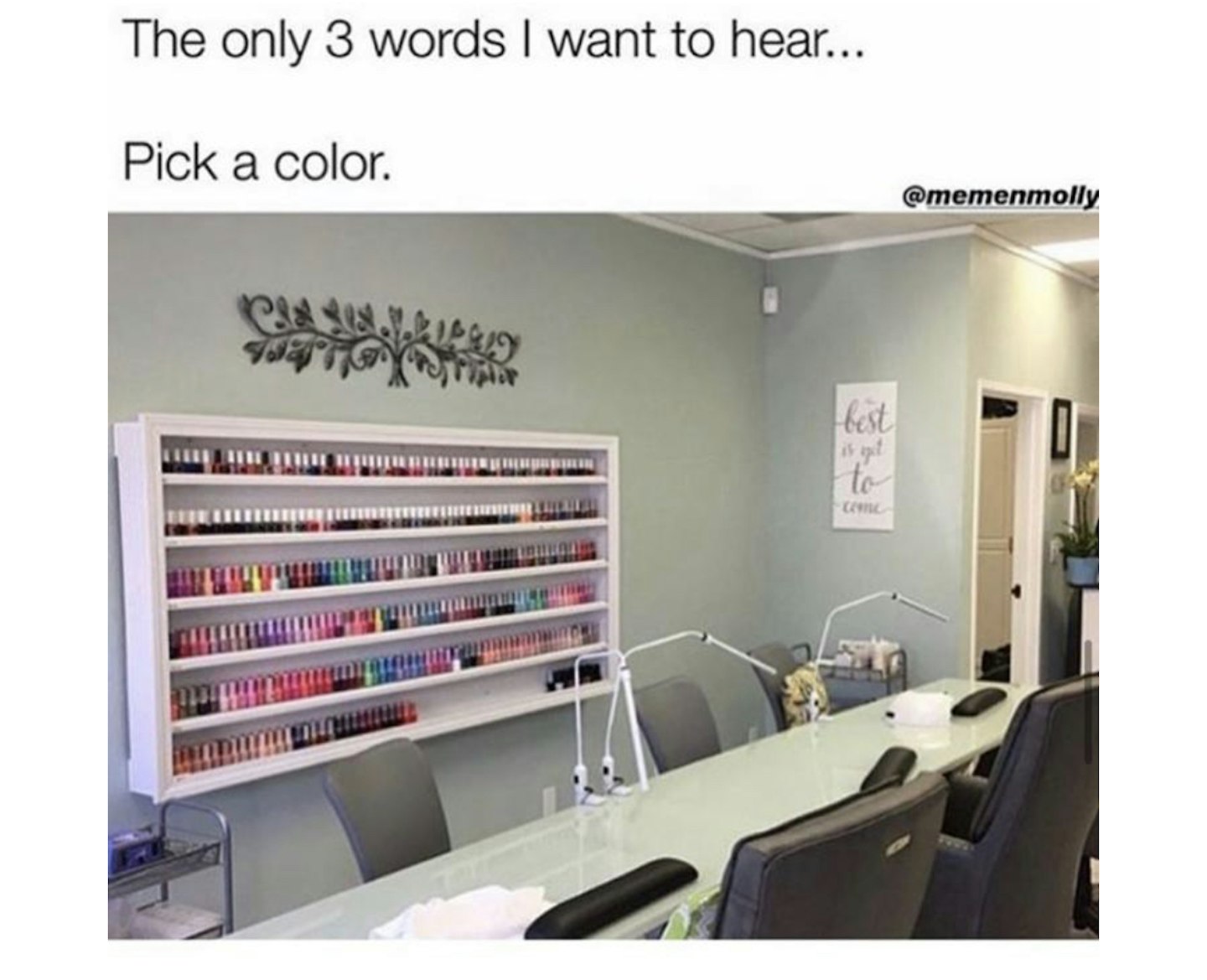 Ohhh to hear those words...