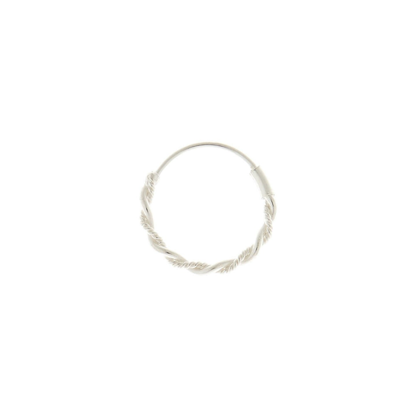 Claire's Accessories, Sterling Silver Braided Chain Nose Ring