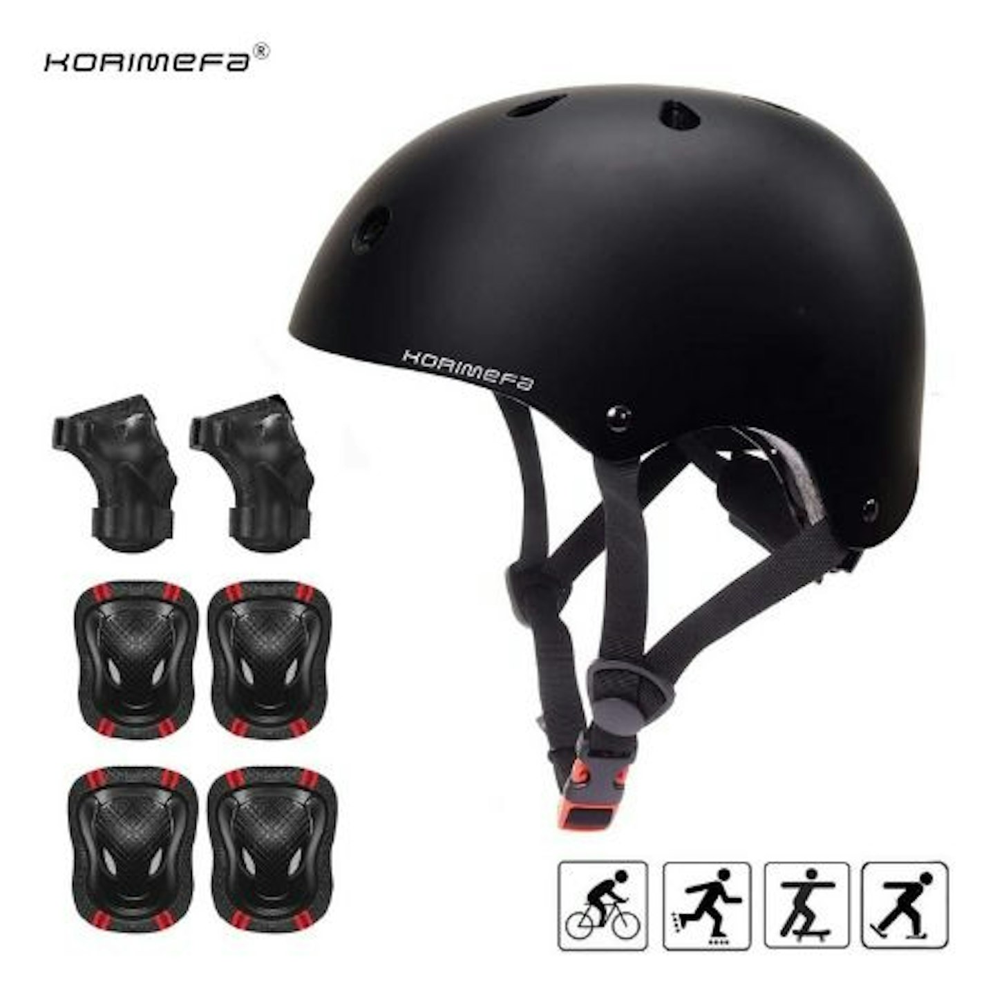 KORIMEFA Kids Helmet and Pads