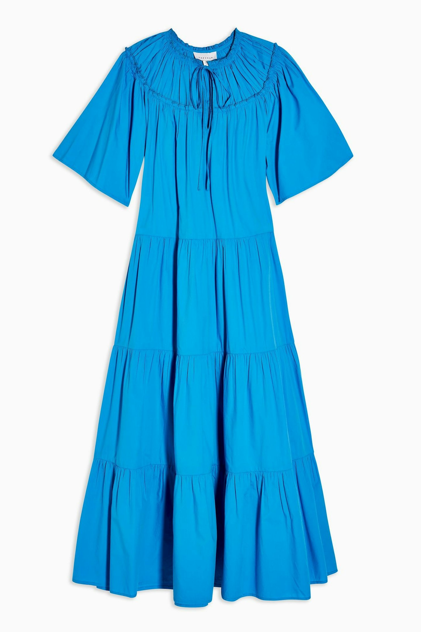 Topshop, Blue Poplin Smock Midi Dress, £39
