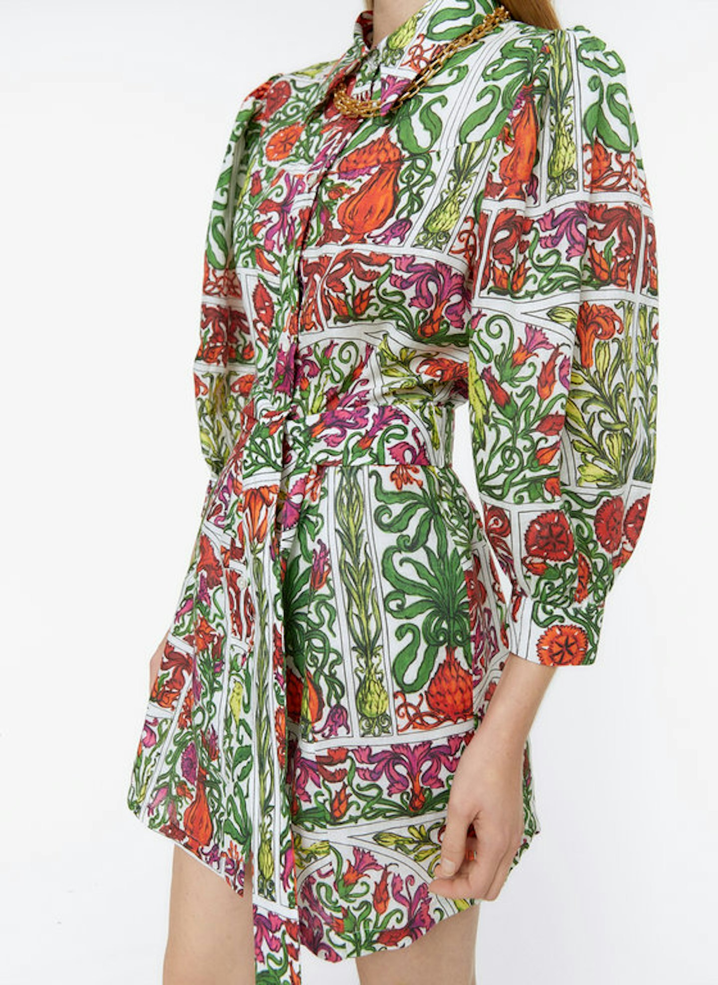 Uterque, Printed Linen Dress, £120