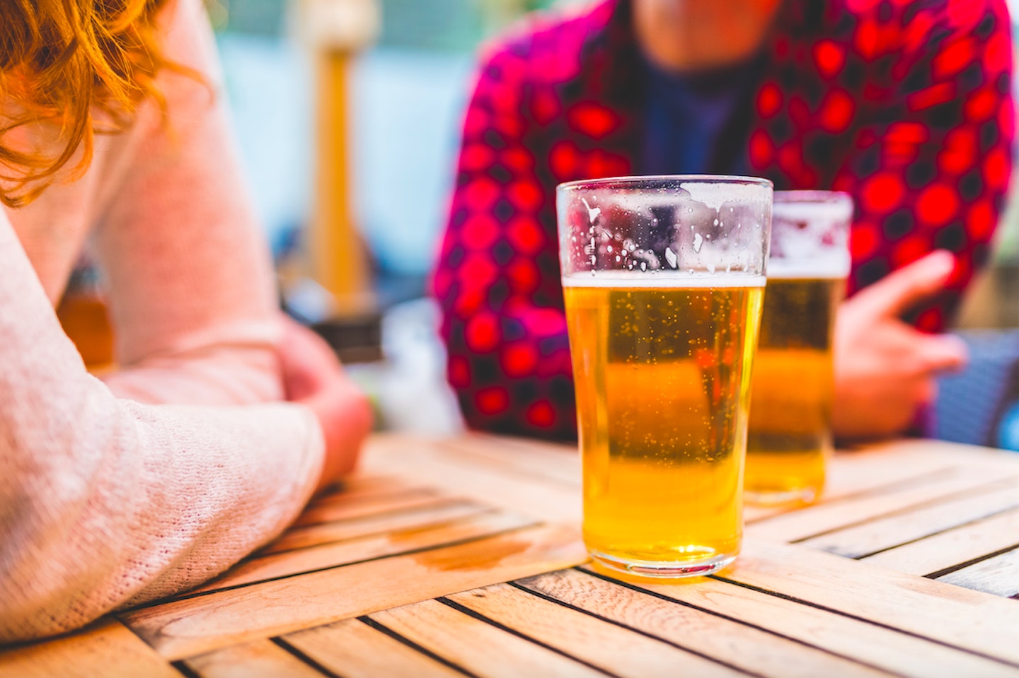 Perfect beer garden weather.