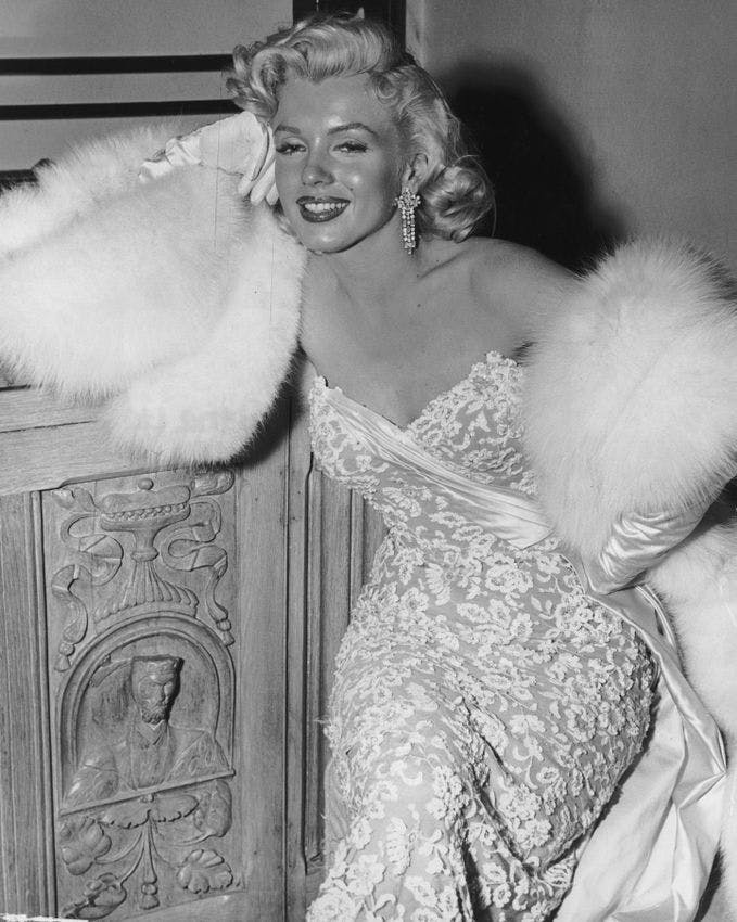 Marilyn monroe sale silk dress