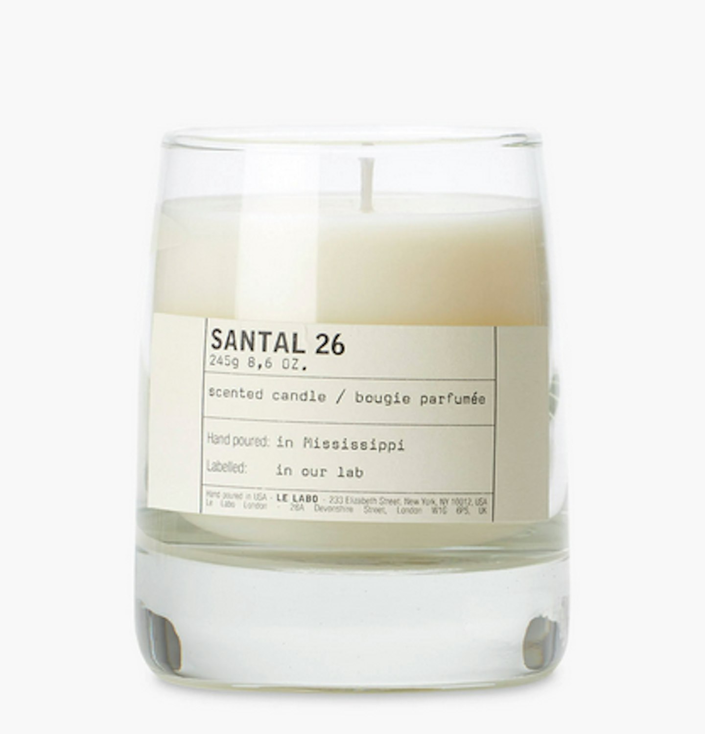 Le Labo Santal 26 Classic Scented Candle, £52