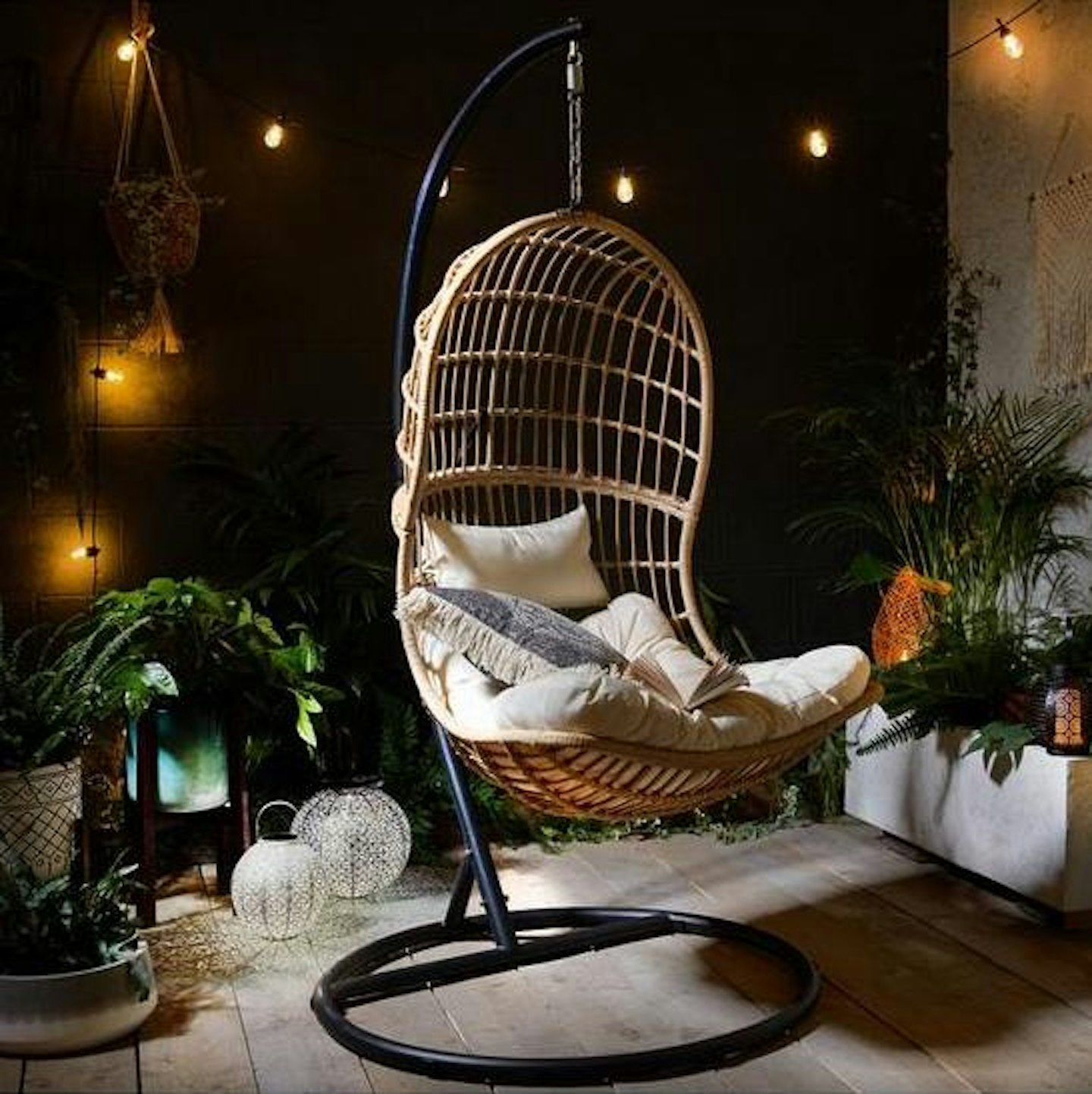 Very, Cane Hanging Chair, £259.99
