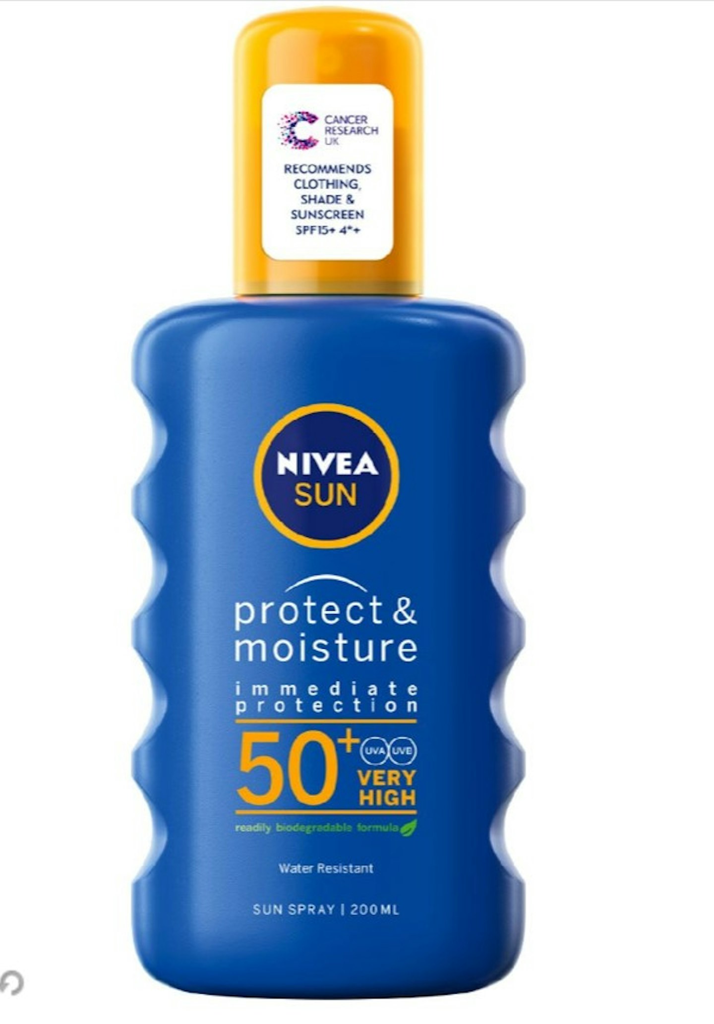 NIVEA SUN Suncream Spray SPF50+, Protect & Moisture, 200ml
