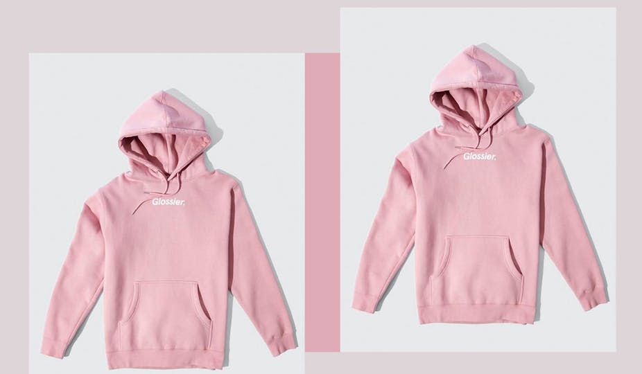 Glossier’s baby pink hoodie is back in stock and it’s dreamy AF ...