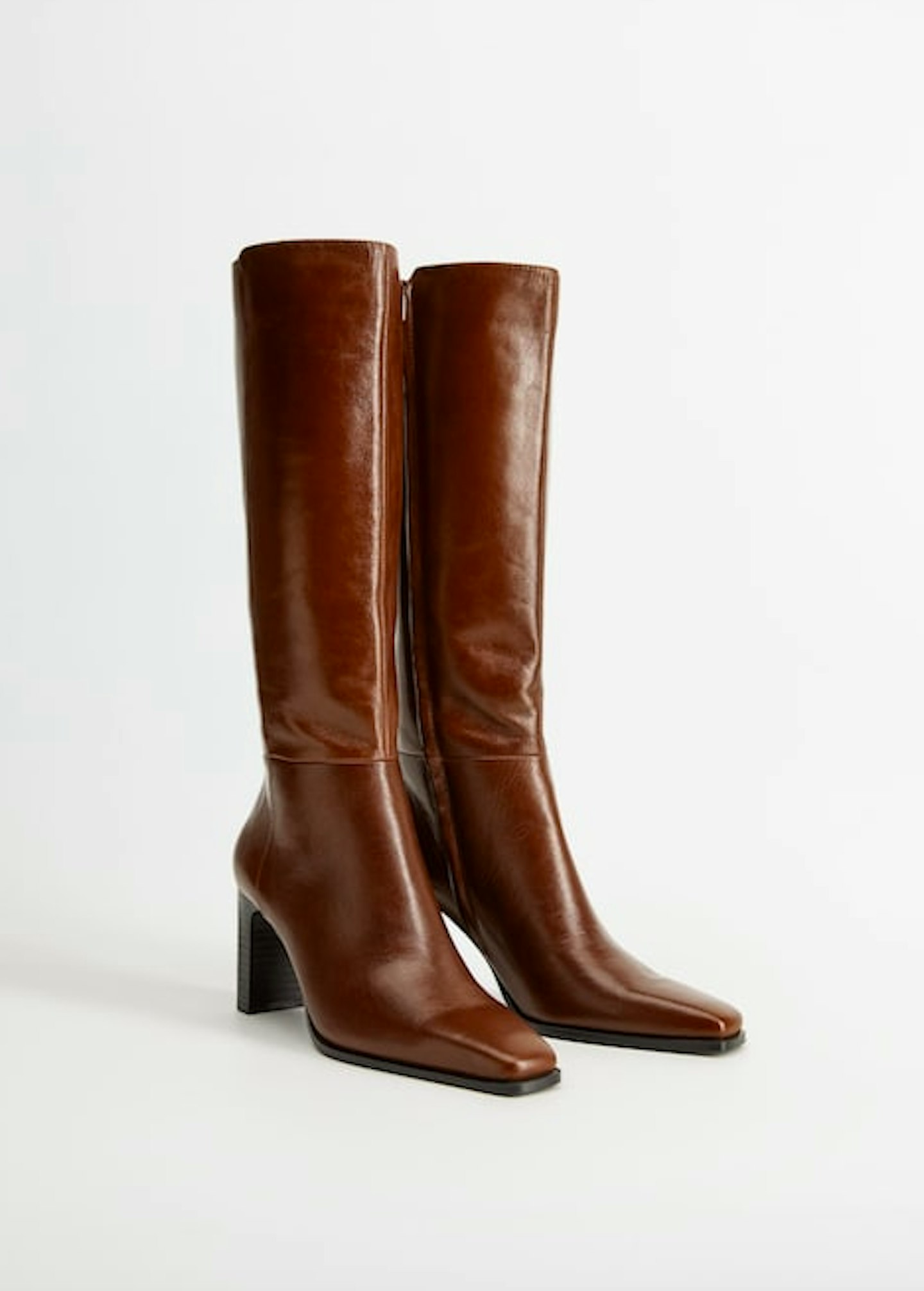 Mango, Leather Boots, WAS £139.99, NOW  £89.99