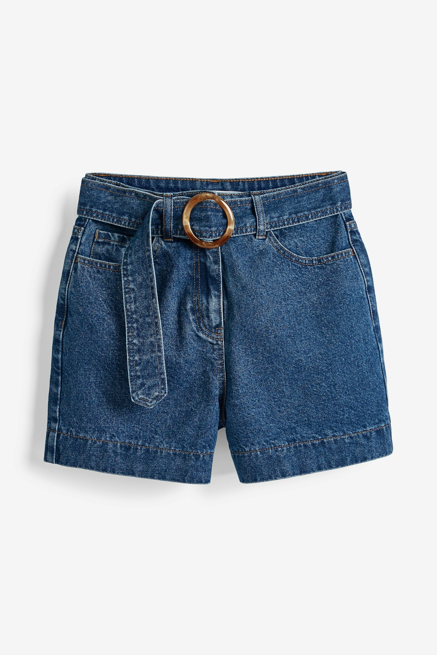 Next, £25 Belted High Waist Denim Shorts, £25
