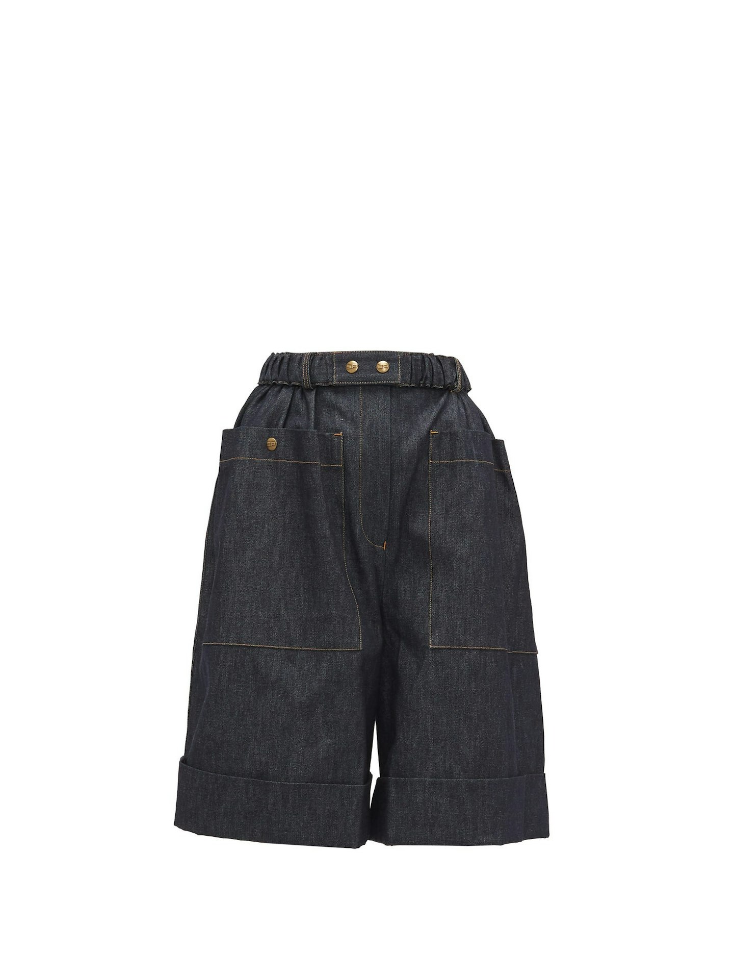 Symonds Pearmain, High-rise belted denim shorts, £325