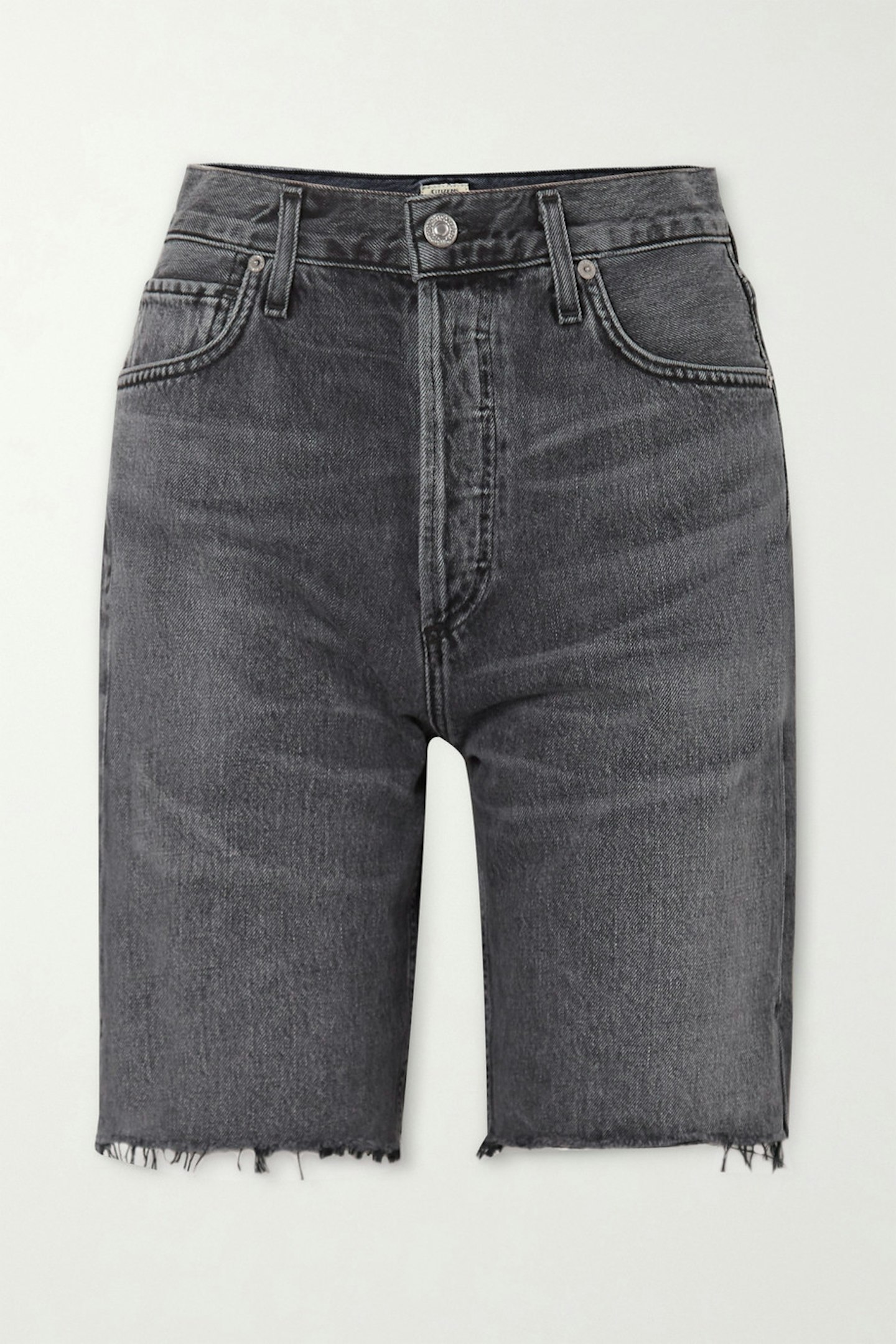 Citizens of Humanity, Claudette frayed organic denim shorts, £260