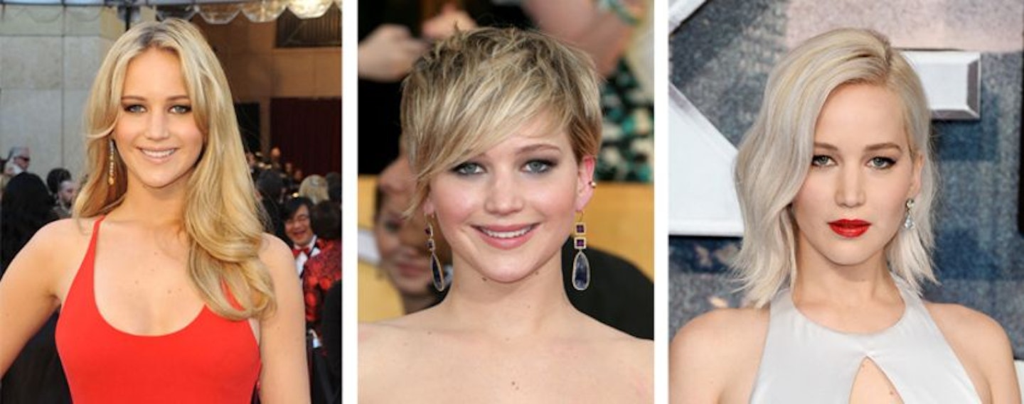 Celebrity hair transformations