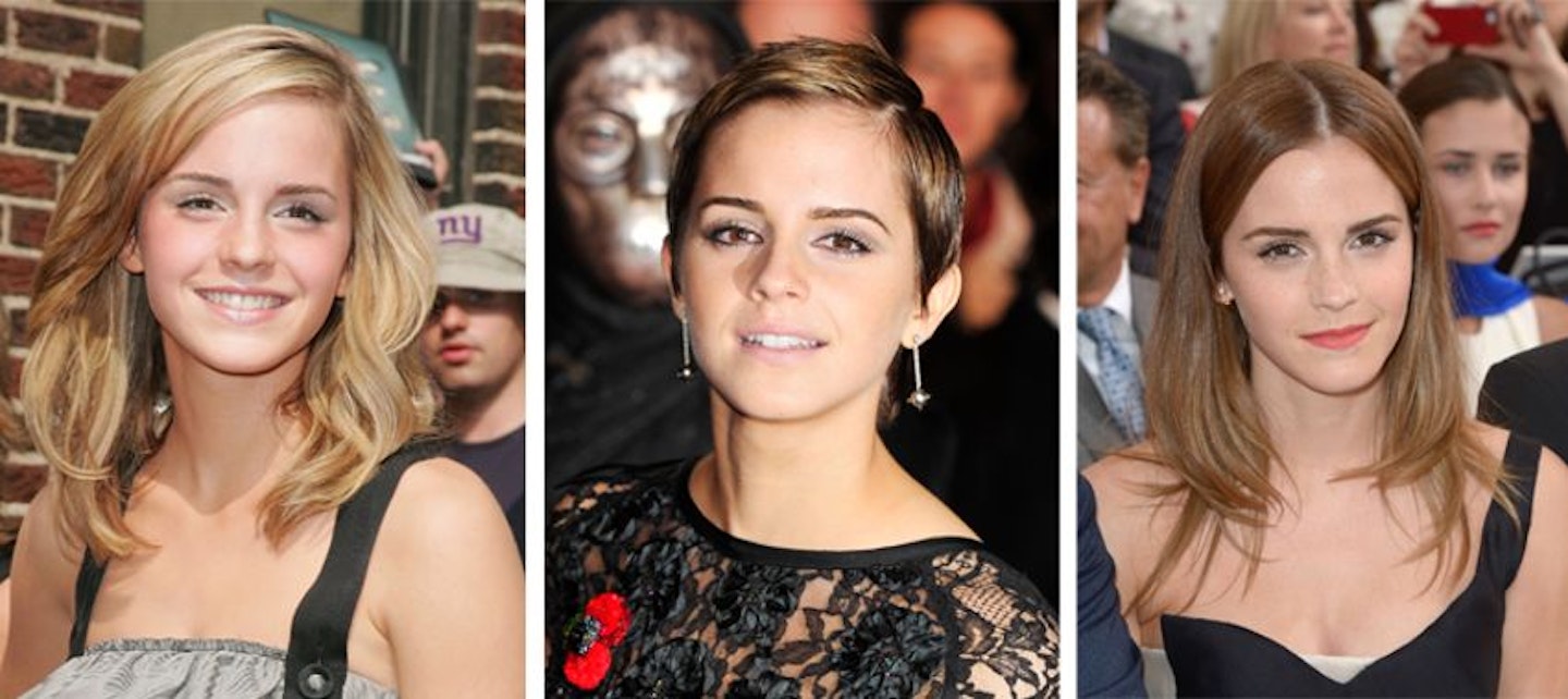 Celebrity hair transformations