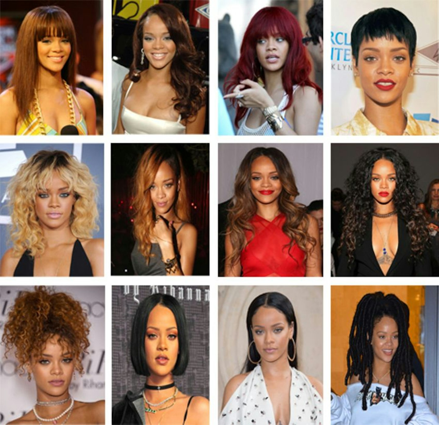 Celebrity hair transformations