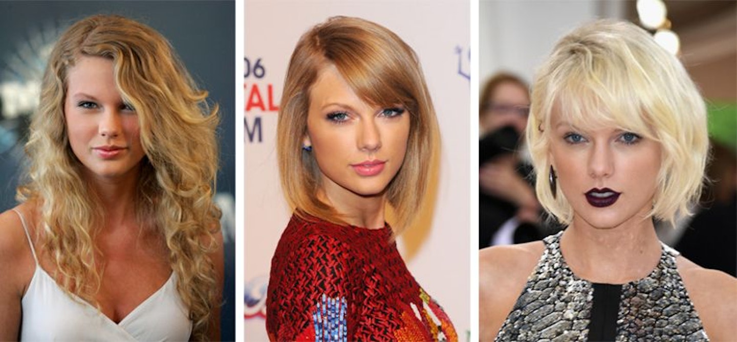 Celebrity hair transformations