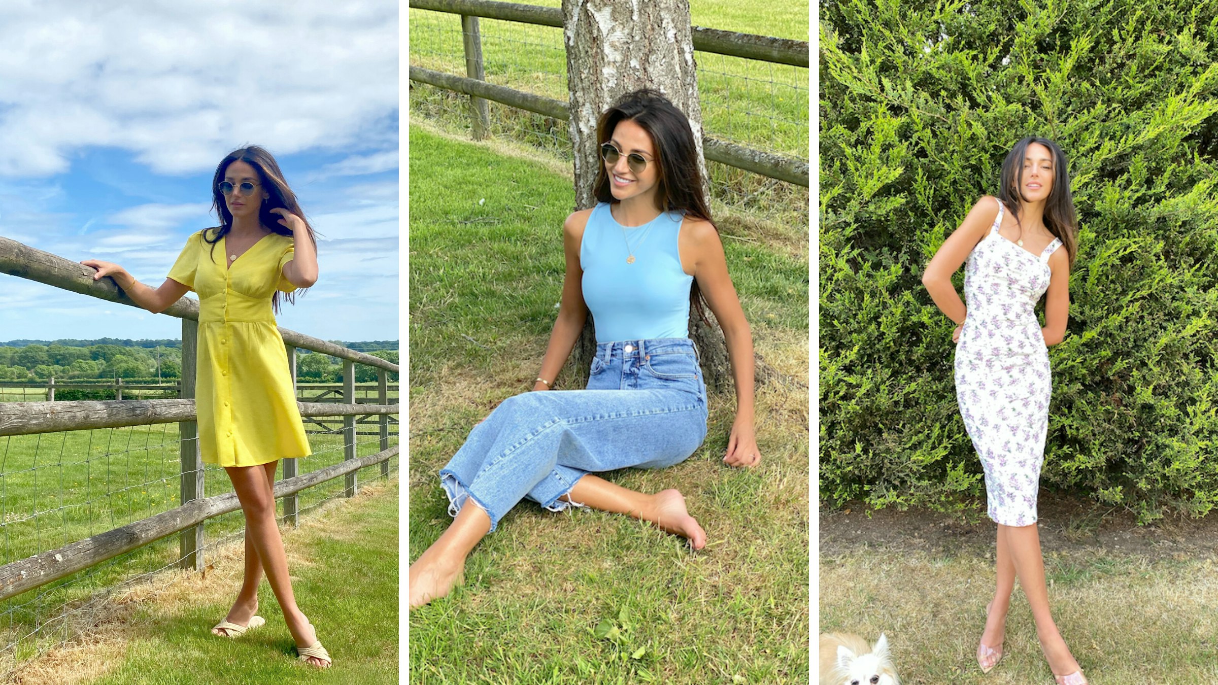 Michelle keegan sales denim dress next