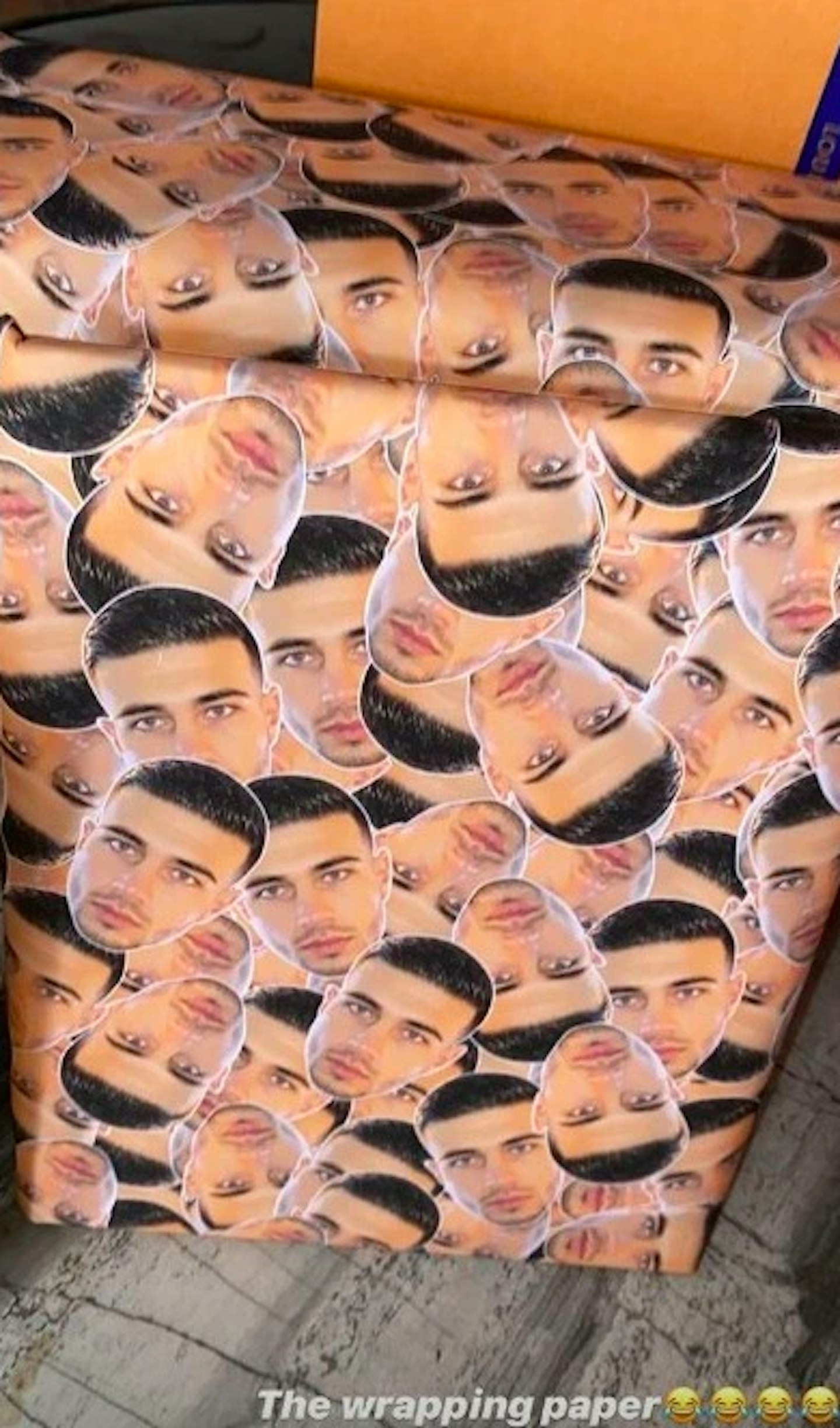 tommy fury wrapping paper