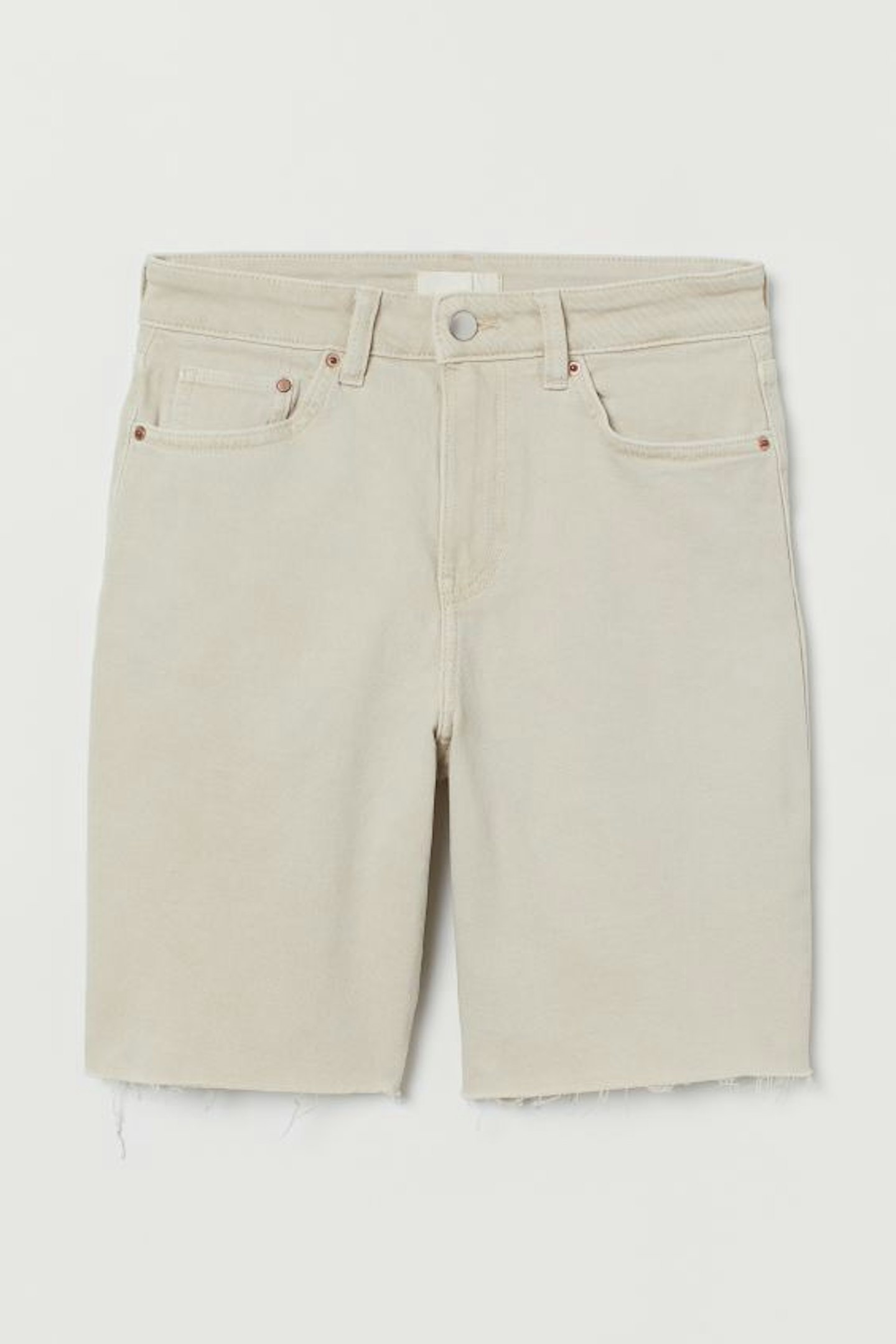 H&M, Denim shorts High Waist, £17.99
