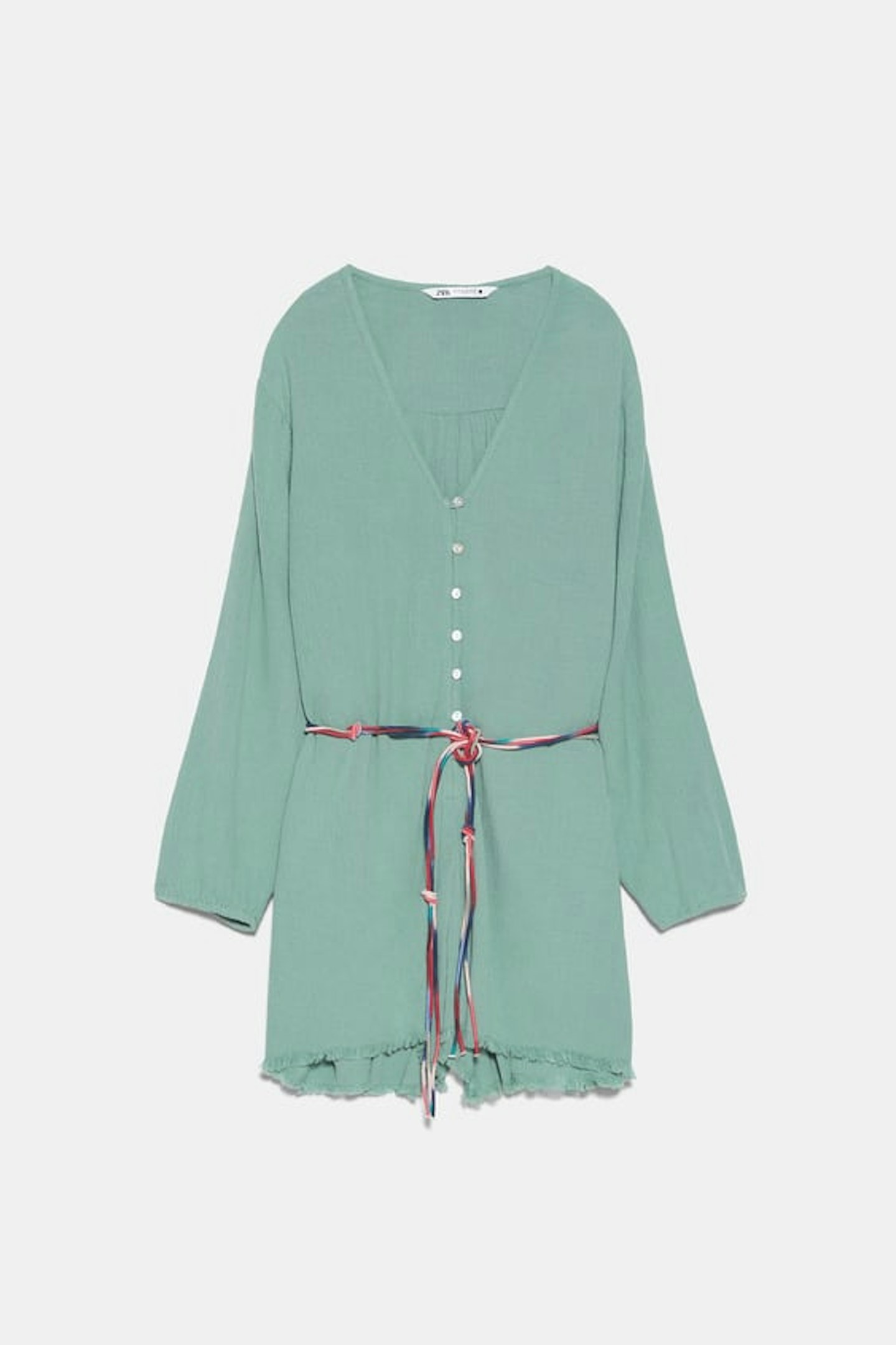 Zara, Rustic Jumpsuit with Belt, £29.99