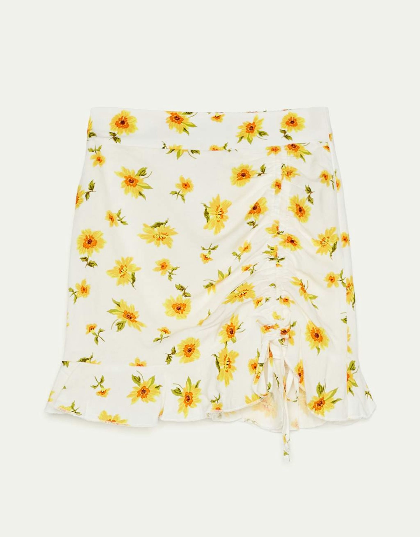 Bershka, Floral print skirt, £19.99