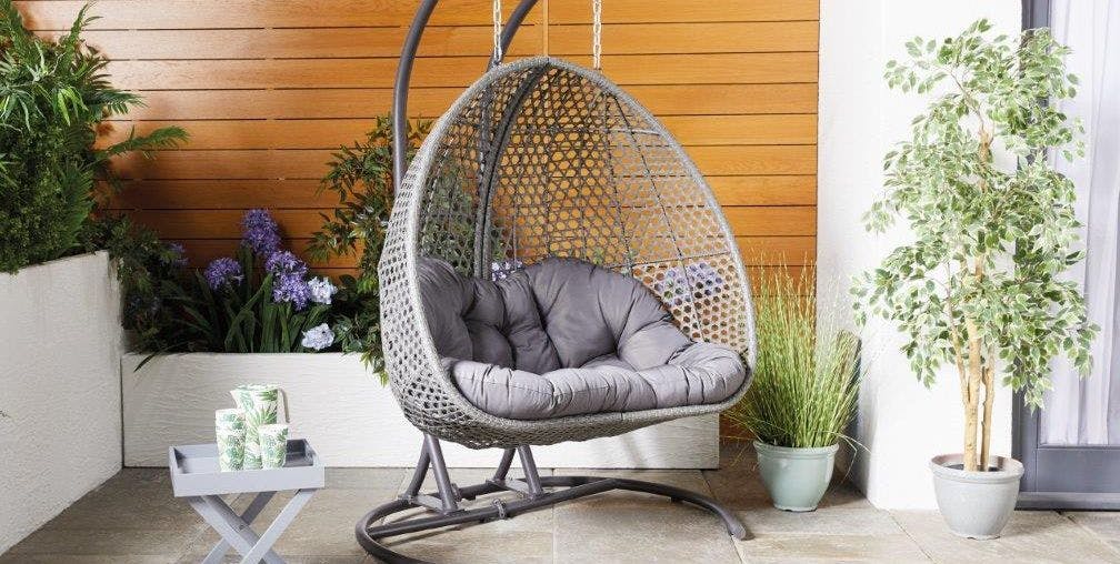 Argos double best sale egg chair