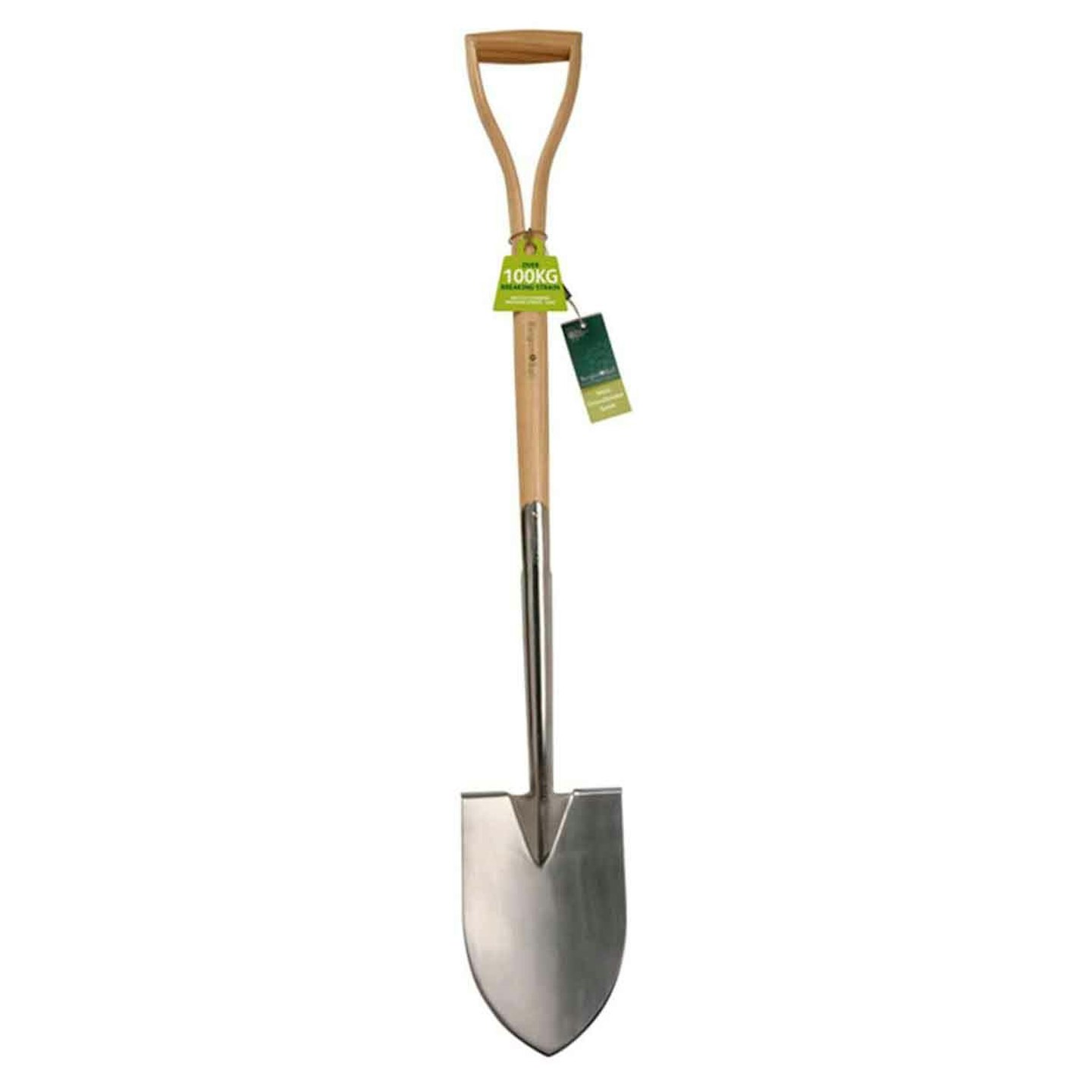 Burgon & Ball Stainless Steel Mens Large Ground Breaker Garden Spade