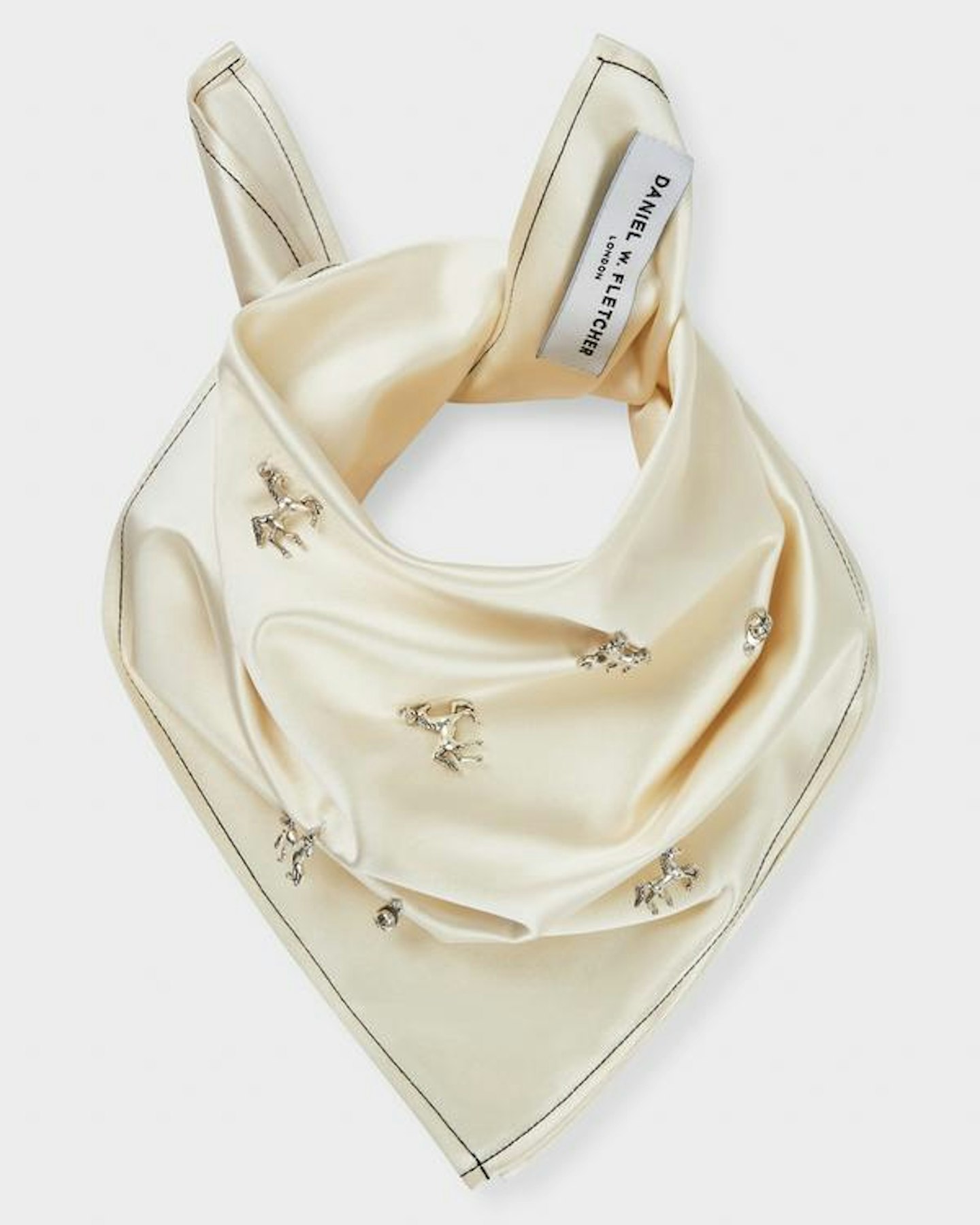 Daniel Fletcher, Satin Charms Bandana, £90