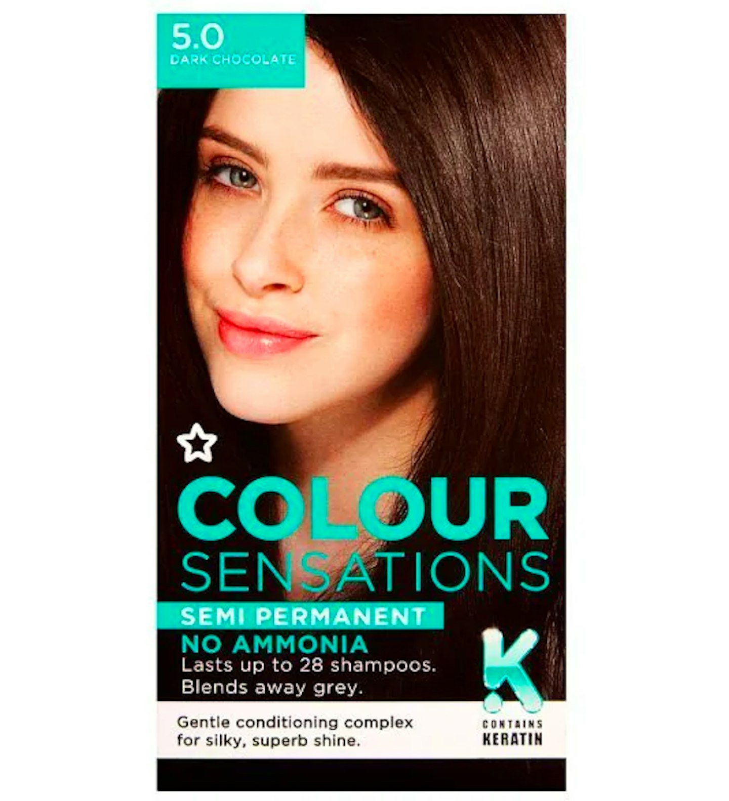 Colour Sensations Semi Permanent Hair Dye Dark Chocolate 5.0