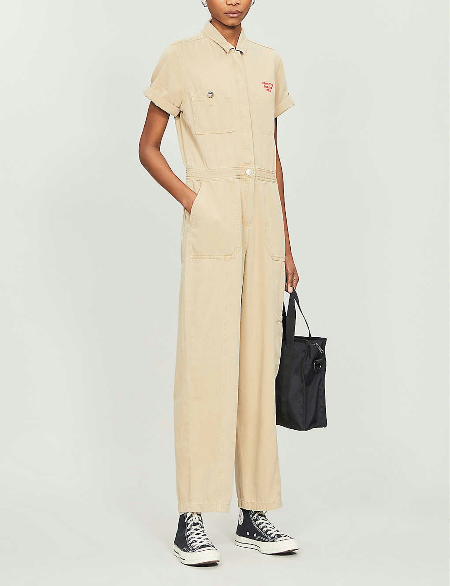 Tommy Jeans, Relaxed Cotton Jumpsuit, £!20
