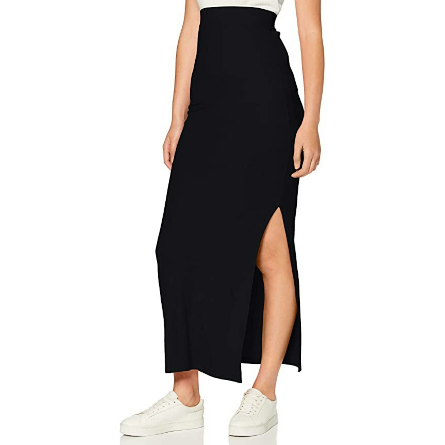 Amazon Brand - MERAKI Women's Lightweight Rib Maxi Skirt