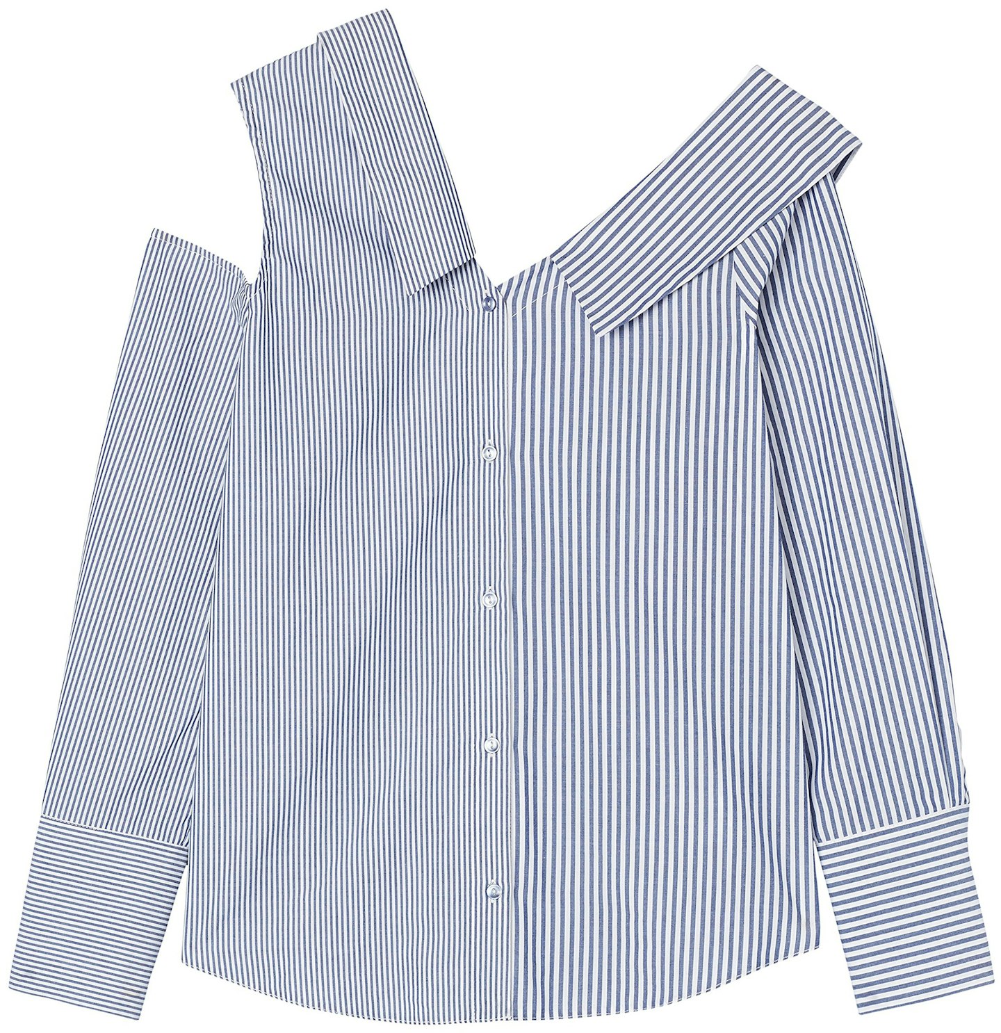 Amazon Find, Women's Oversized One-Shoulder Stripe Blouse, Was £30, Now £16.77