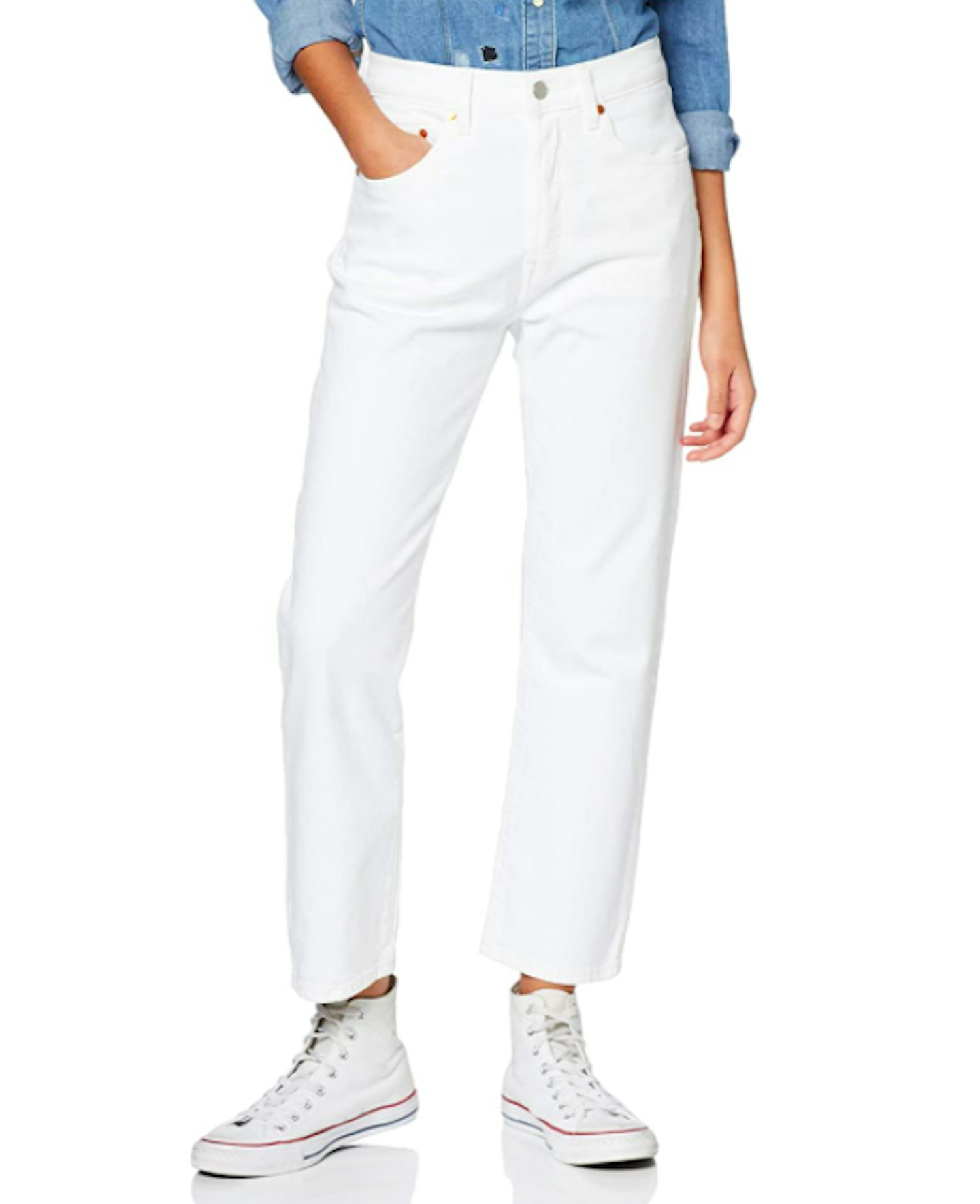 Levi's, Women's 501 Crop Straight Jeans, Was £85, Now £38.25