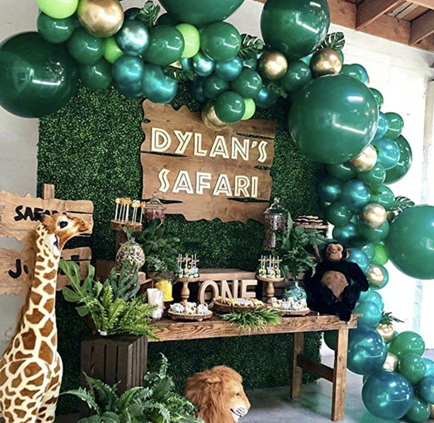 Yiran Jungle Safari Theme Balloon Garland Arch Kit