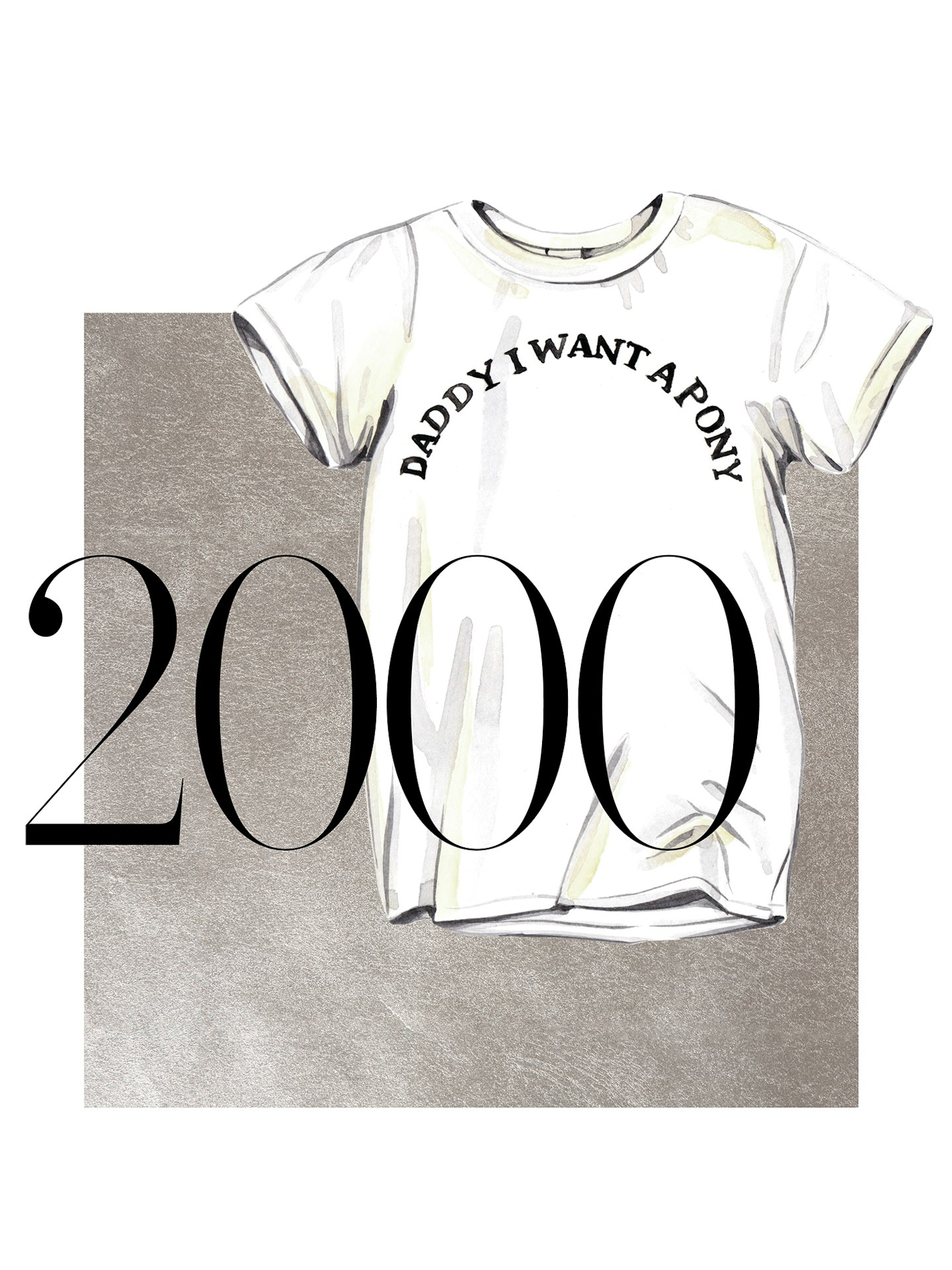 2000: Luella's u2018Daddy's I Want A Pony’ T-shirt