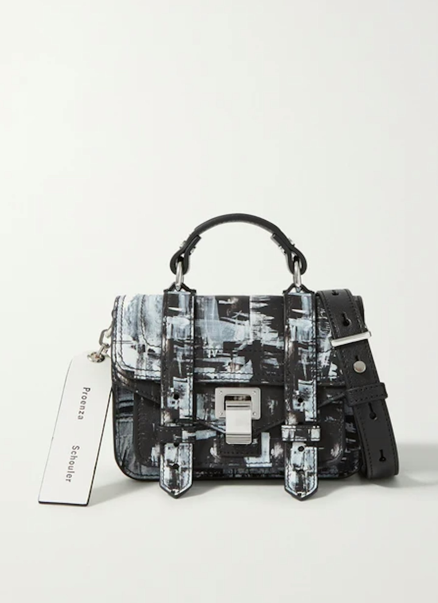 Proenza Schouler + Harmony Korine, PS1 Micro Printed Leather Shoulder Bag, £1,020