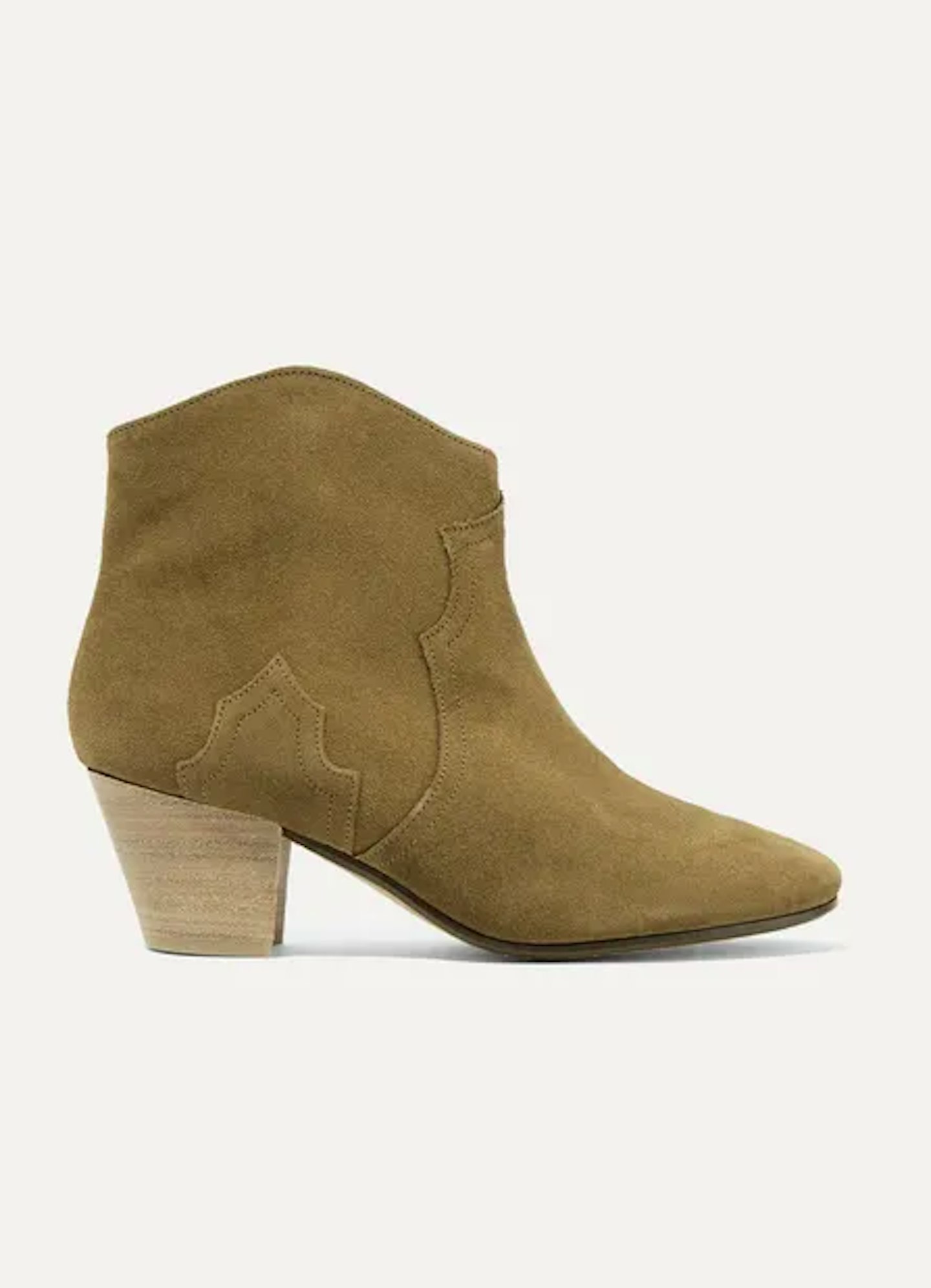 Isabel Marant, Dicker Suede Ankle Boots, £380