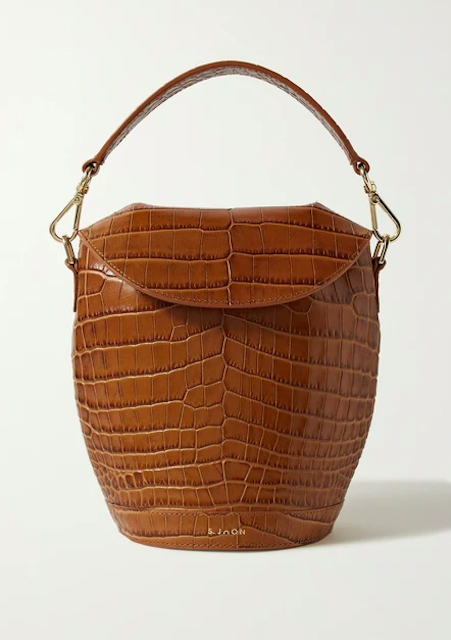 S.JOON, Milk Pail Croc-Effect Bag, £495