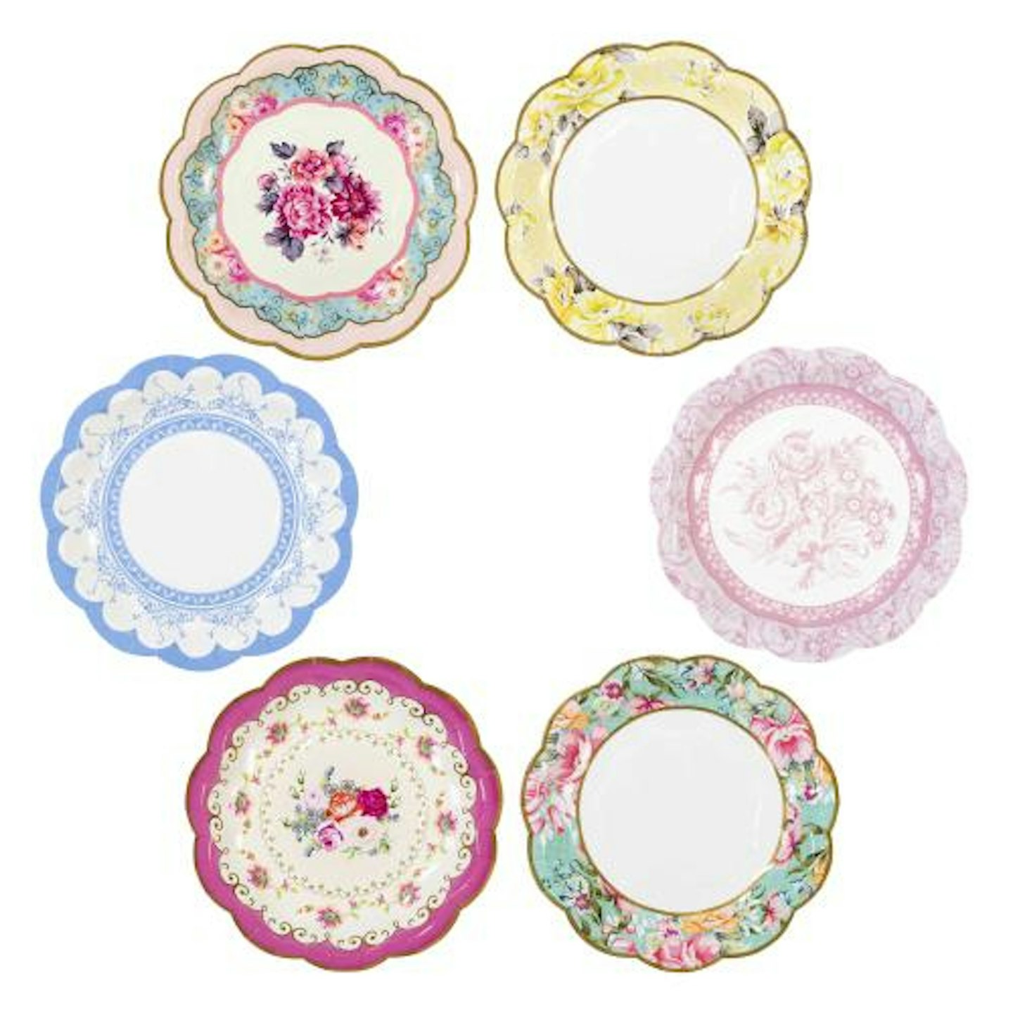 Party Decorations, Vintage Style plates,  £2.99 for a 12pack