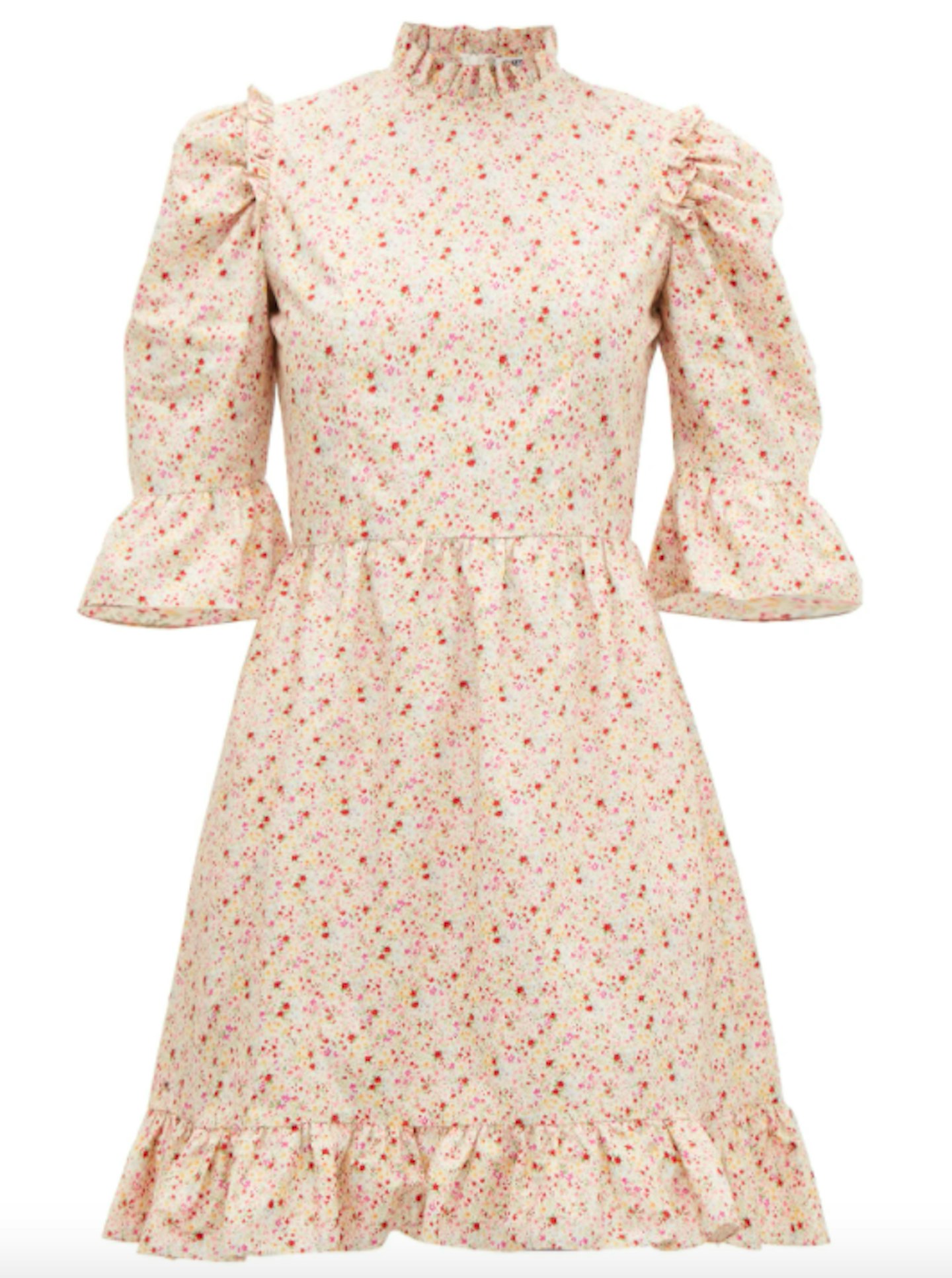 Batsheva, Puff Sleeved Floral Dress, WAS £390 NOW £195