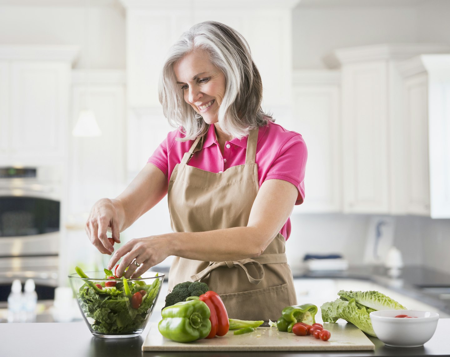 woman cooking